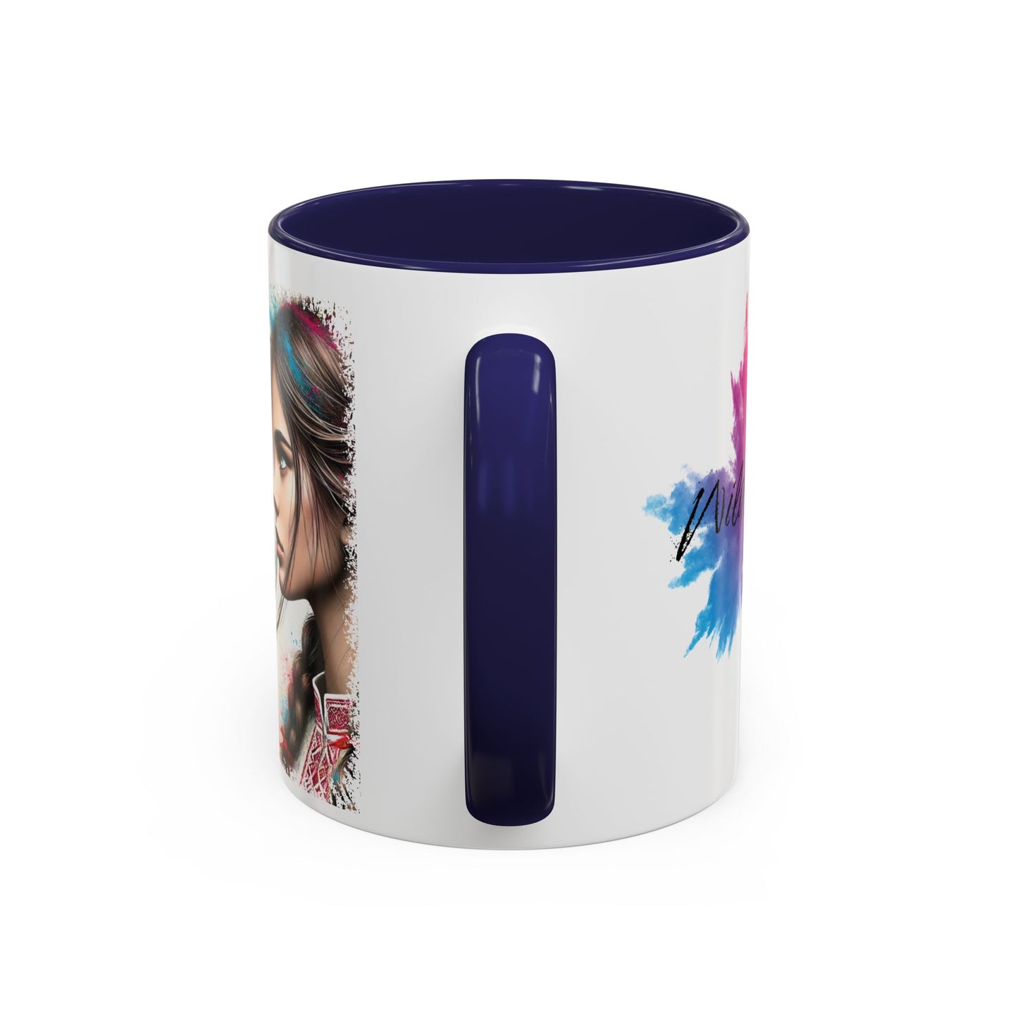 Ukrainian Wild Spirit Girl Mug Size 11oz, 15oz