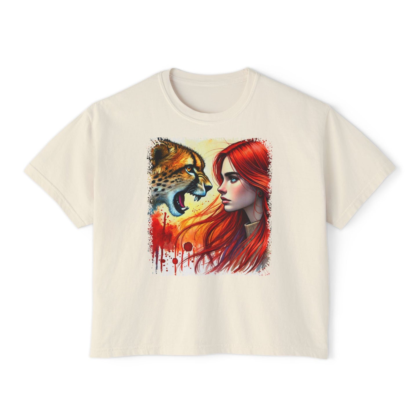 PERSONALIZE No Hesitation - Oversized Boxy Fit Graphic T-shirt