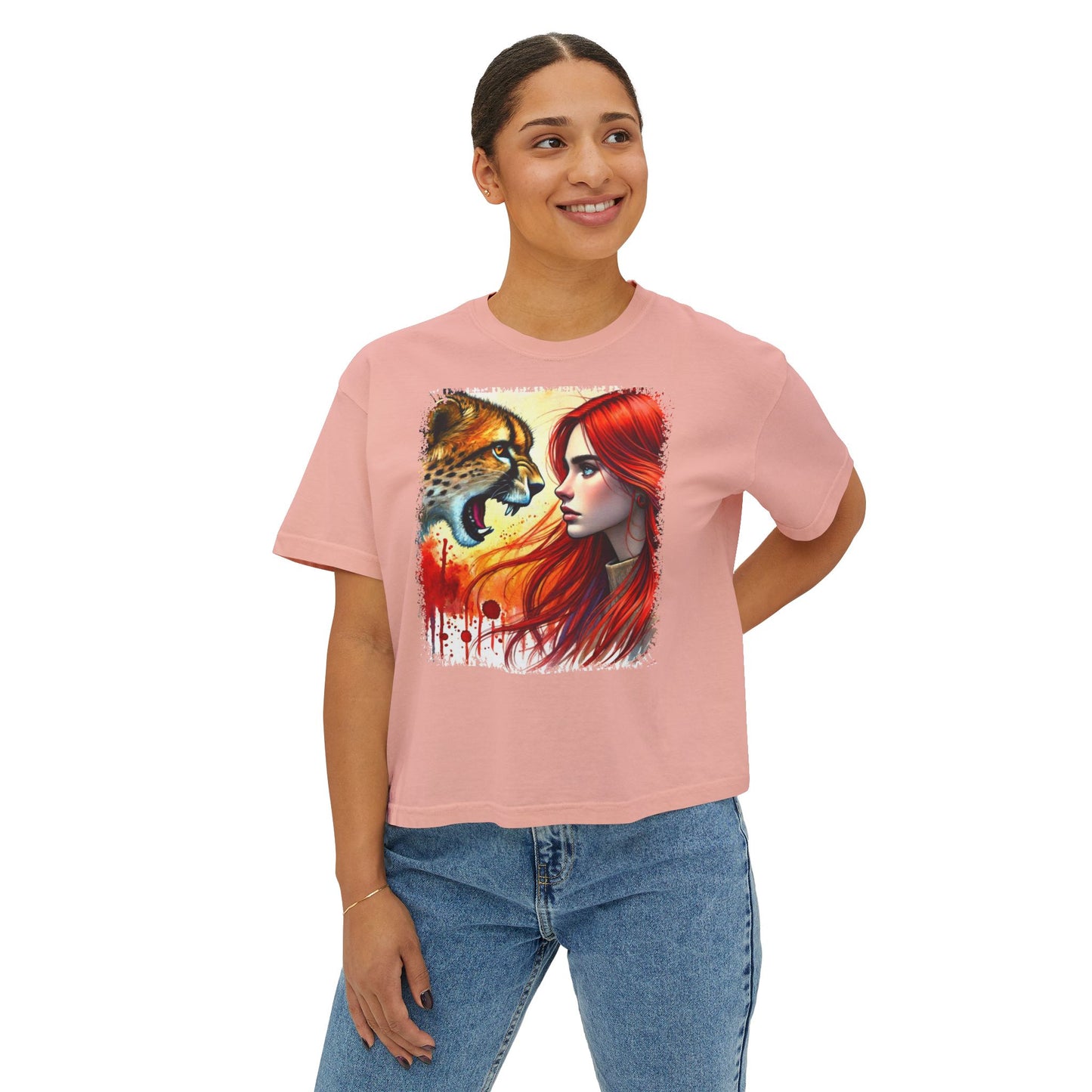 PERSONALIZE No Hesitation - Oversized Boxy Fit Graphic T-shirt