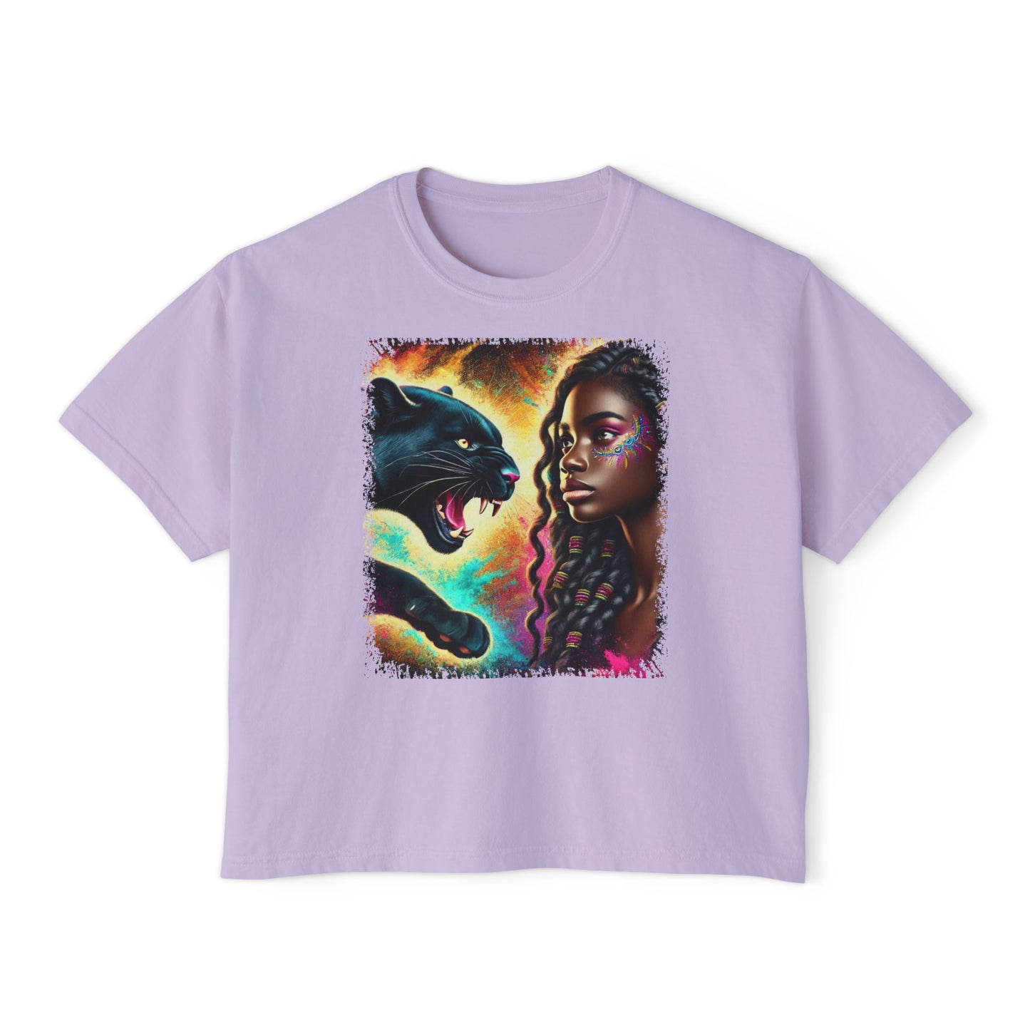 PERSONALIZE Wild Meets Willed - Oversized Boxy Fit Graphic T-shirt