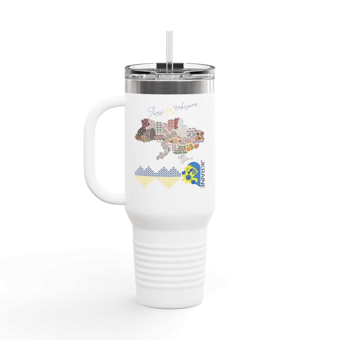 Ukrainian Free Spirit Travel Mug, 40oz