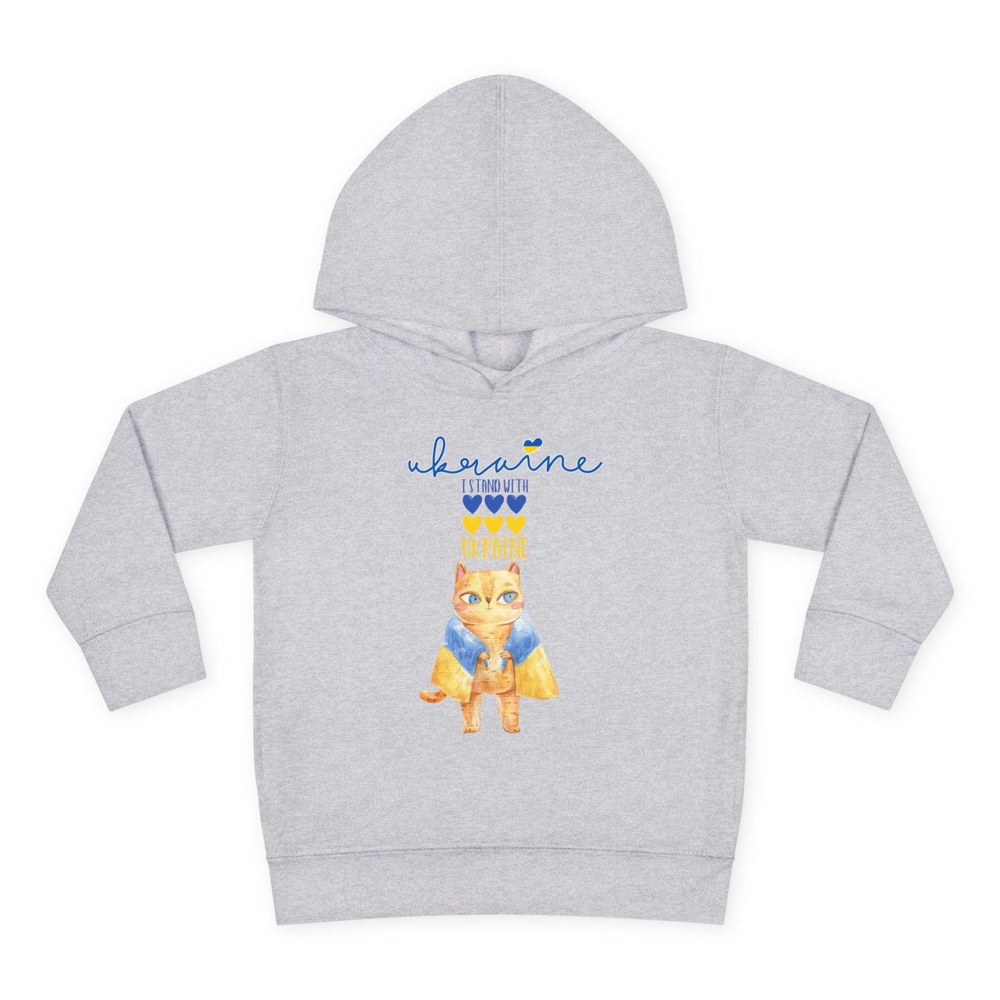 Toddler Pride in Blue & Yellow Fleece Hoodie