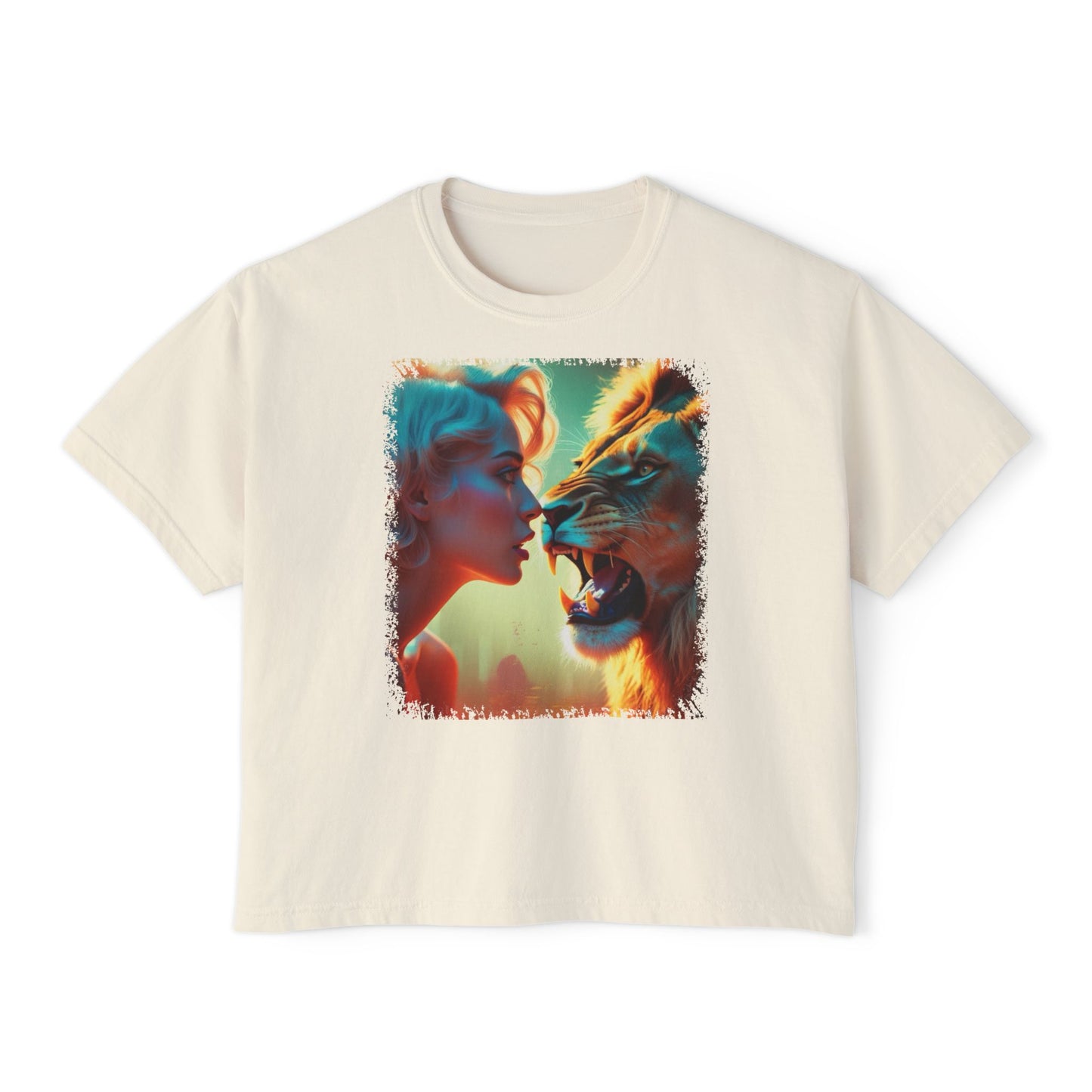 PERSONALIZE Eyes of the Unshaken - Oversized Boxy Fit Graphic T-shirt