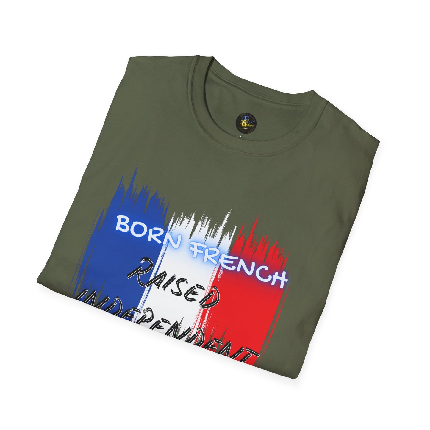 PERSONALIZE Born French Unisex Cotton T-Shirt - Independent Spirit Tee
