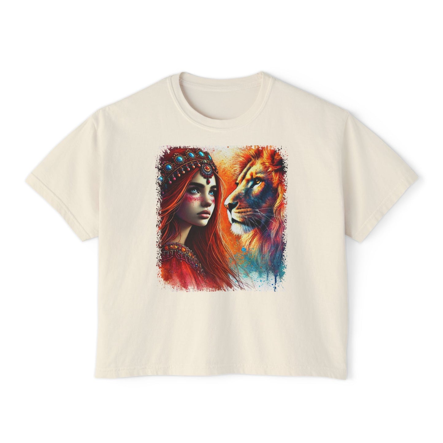 PERSONALIZE The Bold Encounter Oversized Boxy Fit Graphic T-shirt