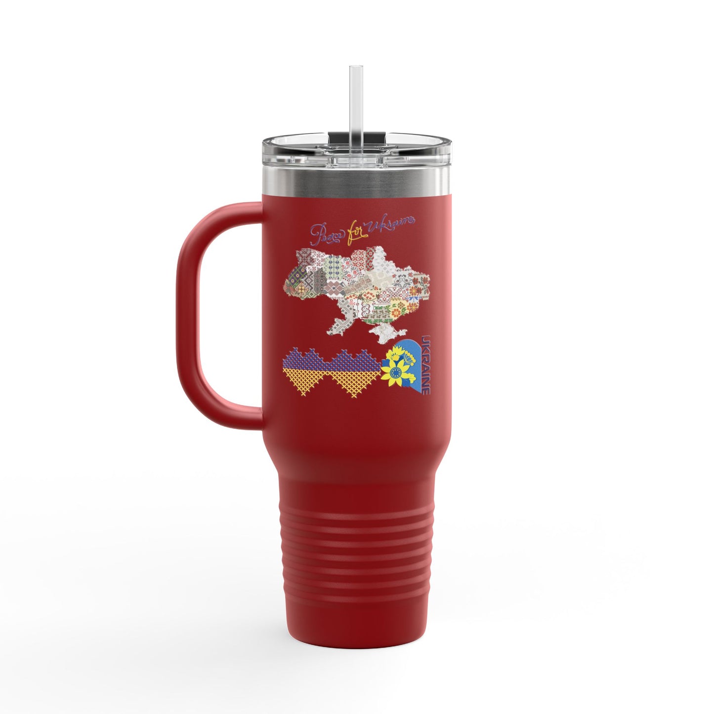 Ukrainian Free Spirit Travel Mug, 40oz