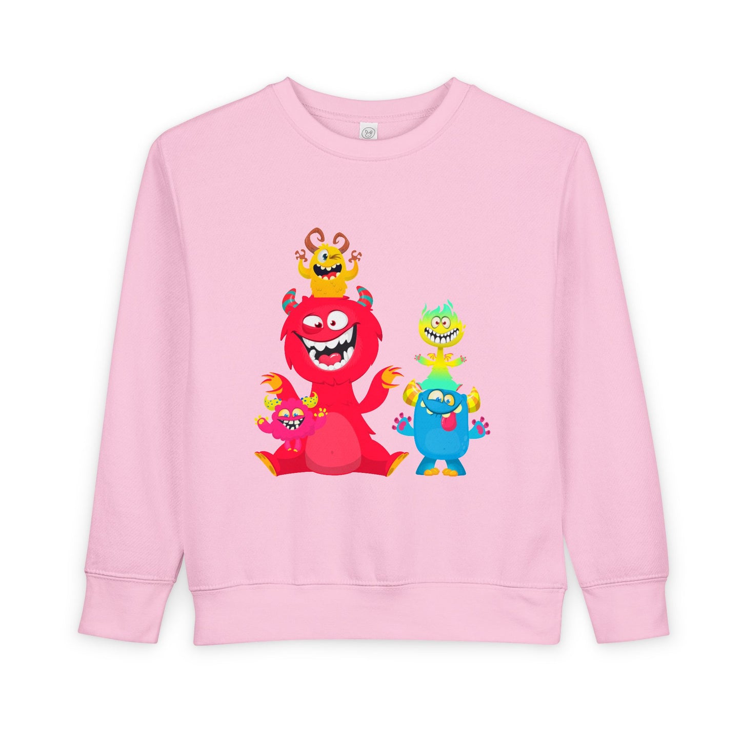 Toddler Colorful Monsters Sweatshirt