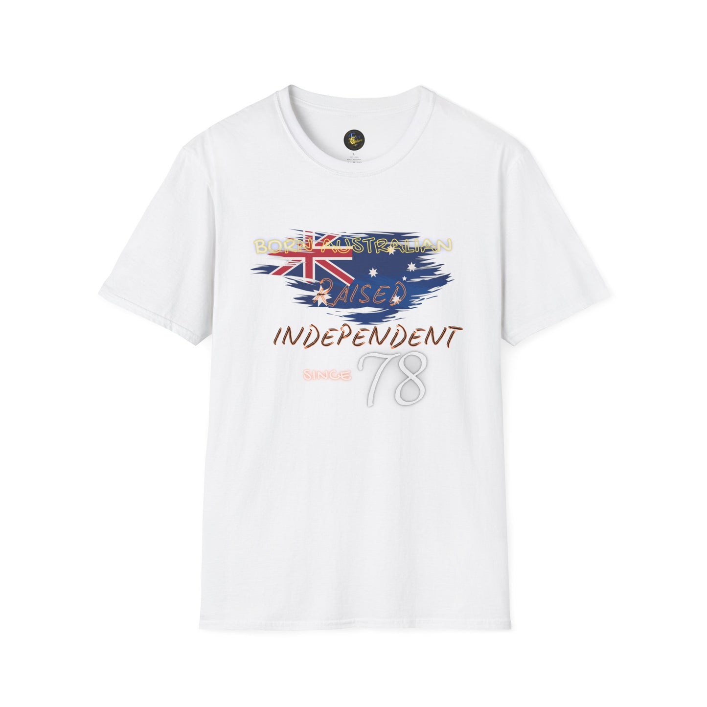 PERSONALIZE Born Australian Unisex Cotton T-Shirt - Independent Spirit Tee