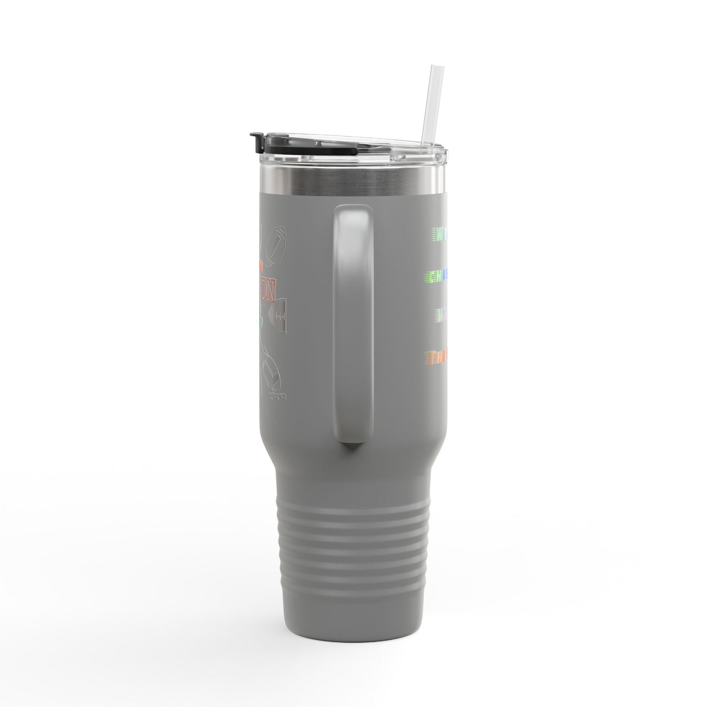 Game On Football Season Sporty Insulated Travel Mug, 40oz