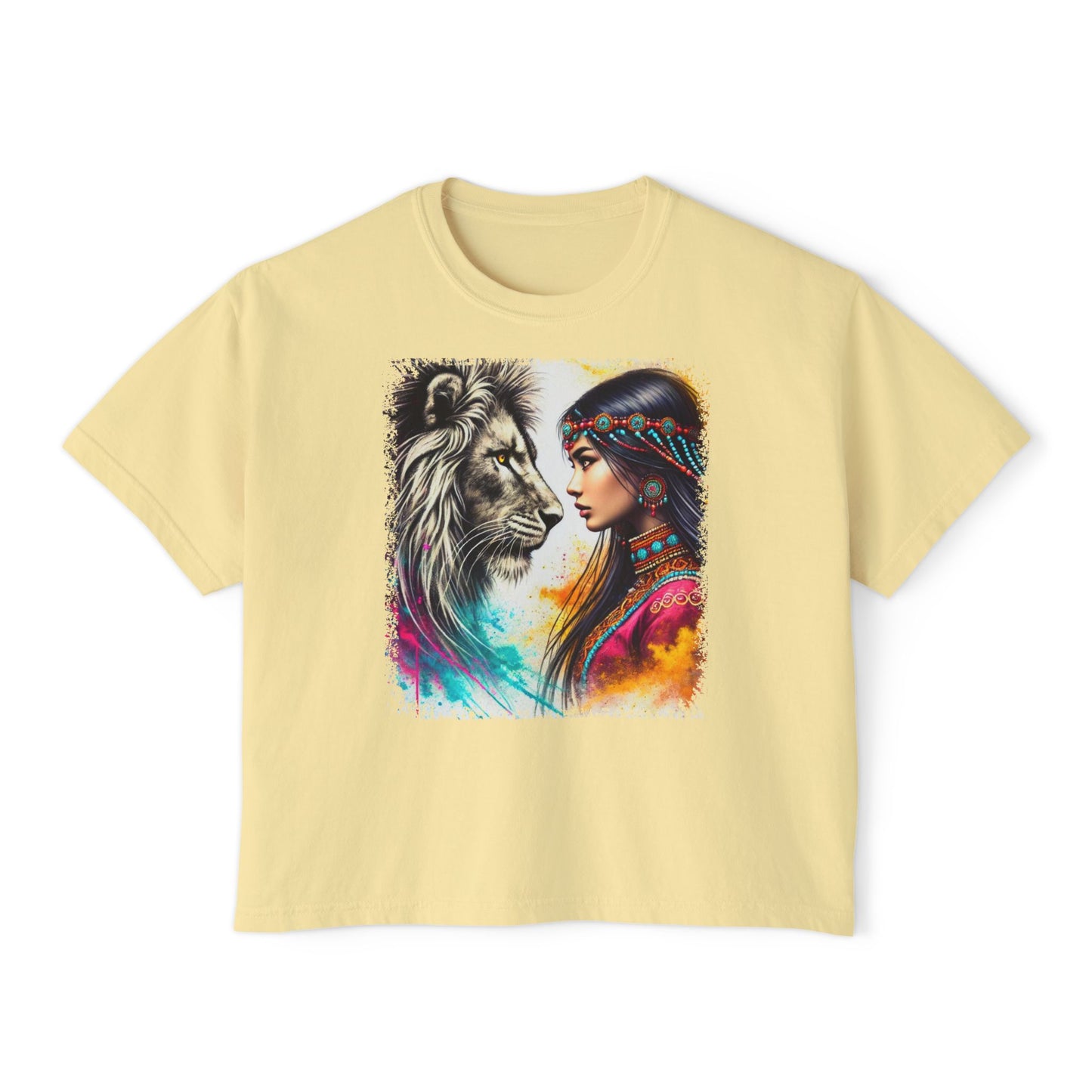 PERSONALIZE Untamed Grace Oversized Boxy Fit Graphic T-shirt