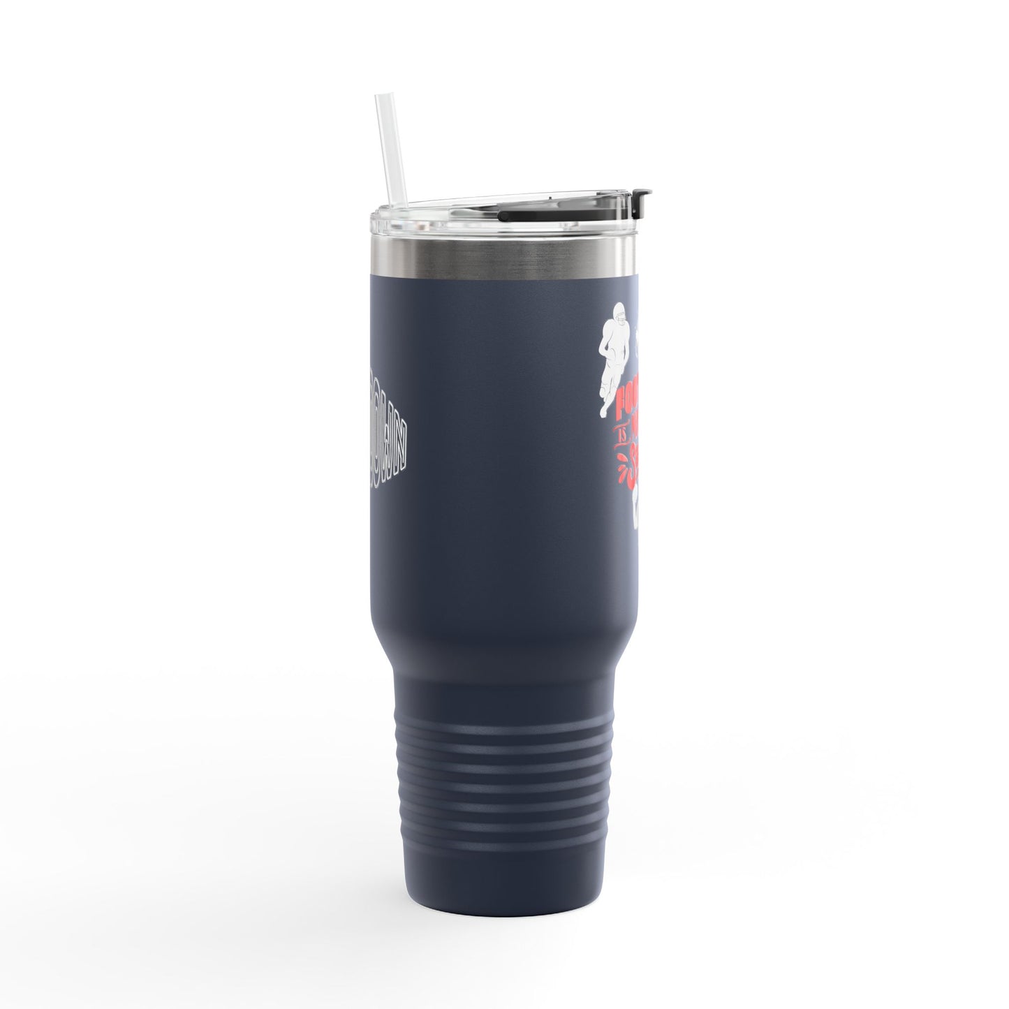 Football Season Touchdown Sporty Insulated Travel Mug, 40oz