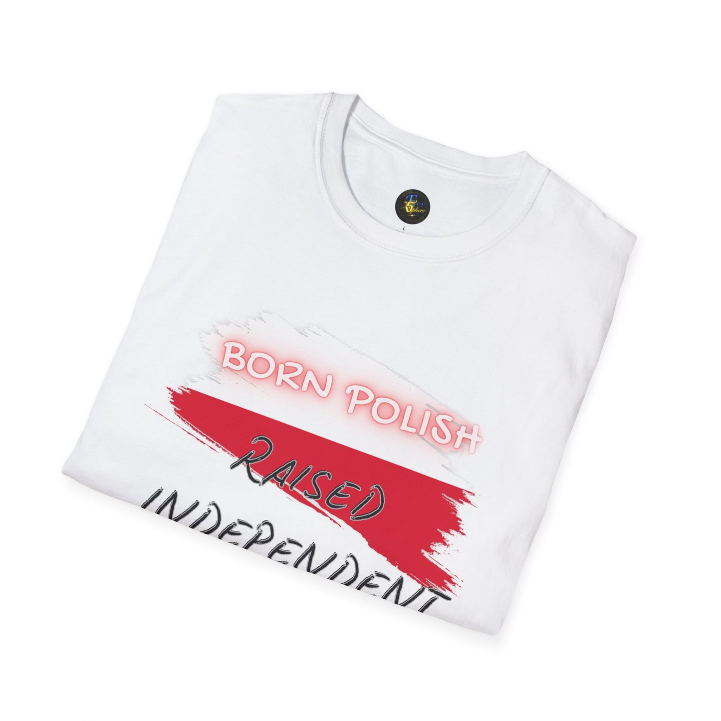 PERSONALIZE Born Polish Unisex Cotton T-Shirt - Independent Spirit Tee