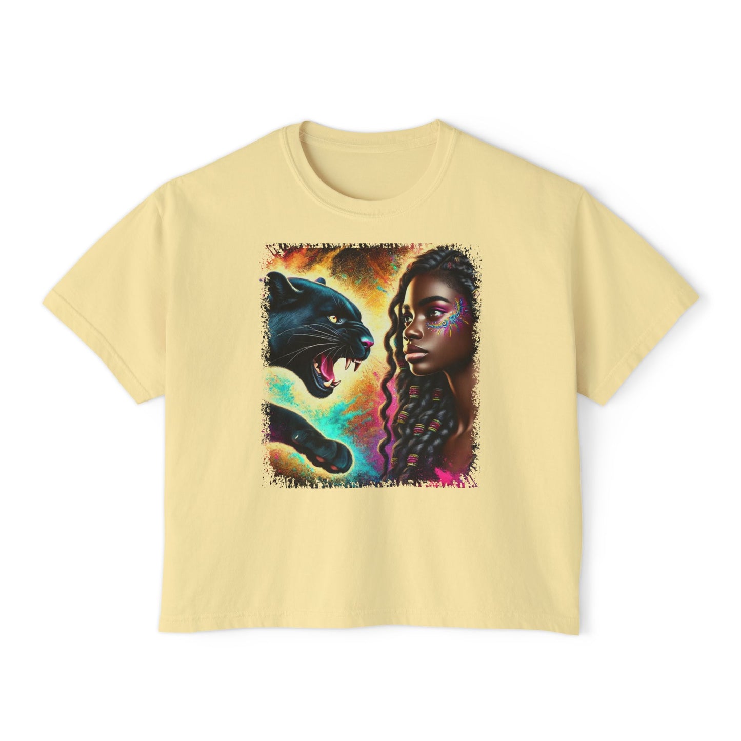 PERSONALIZE Wild Meets Willed - Oversized Boxy Fit Graphic T-shirt