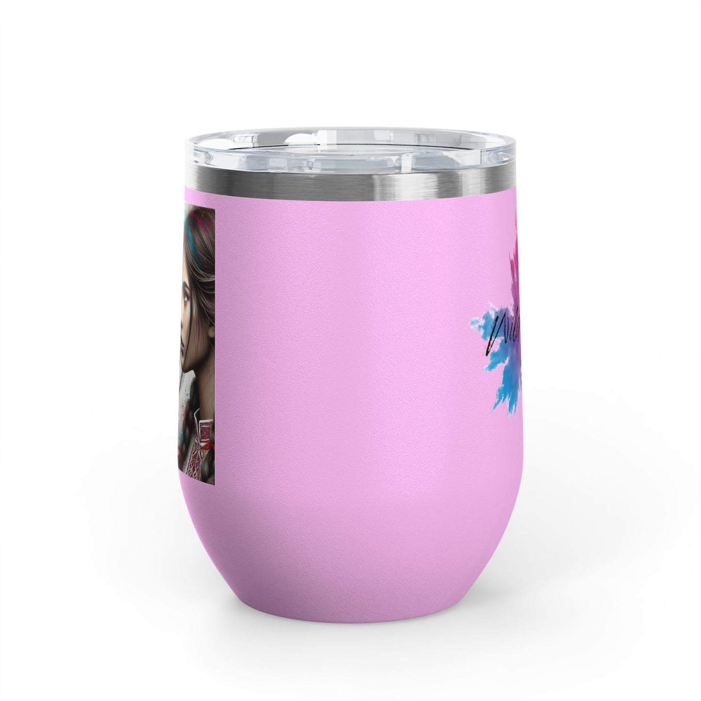 Ukrainian Wild Spirit Girl Travel Mug Size 12oz