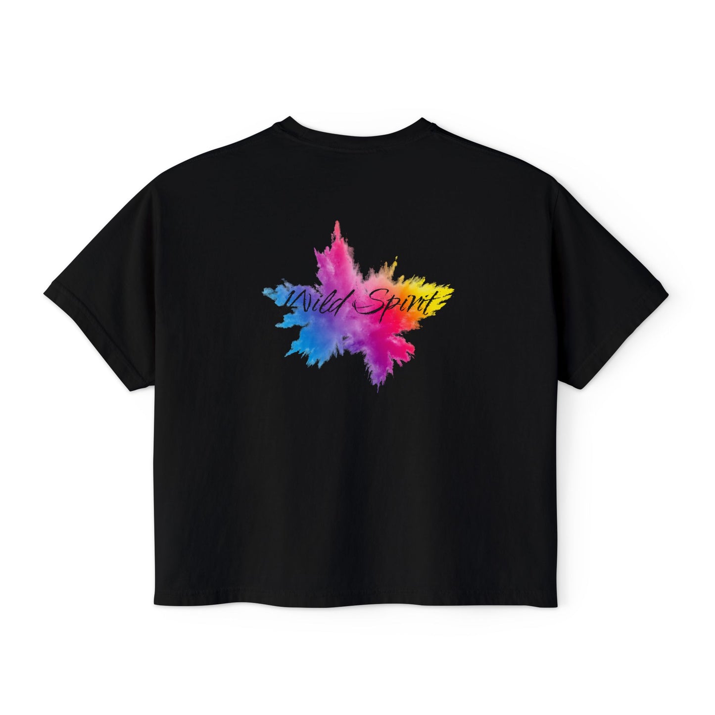 PERSONALIZE Ukrainian Soul, Panther Heart - Oversized Boxy Fit Graphic T-shirt