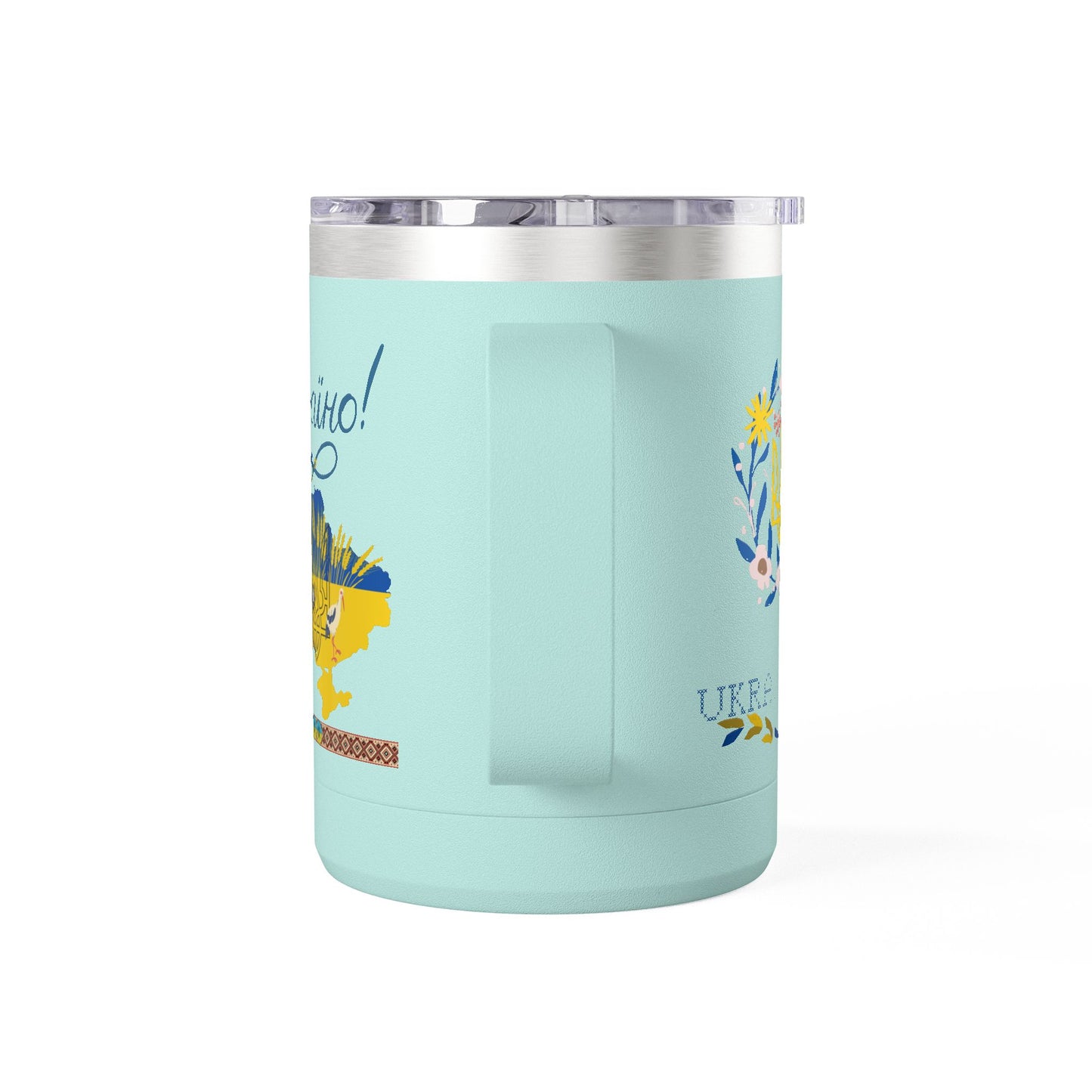 Ukrainian Kozak Mug Tumbler, 15oz