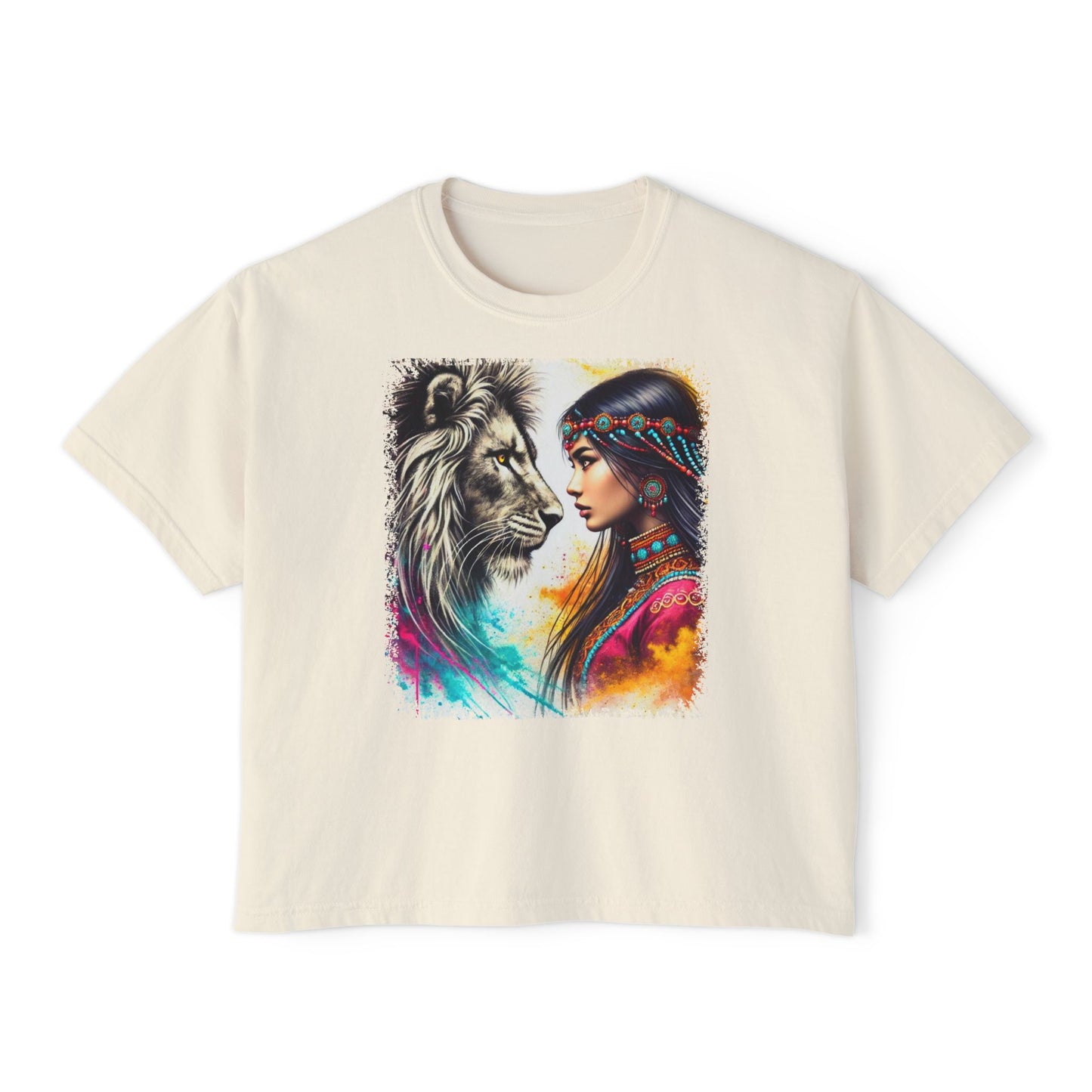 PERSONALIZE Untamed Grace Oversized Boxy Fit Graphic T-shirt