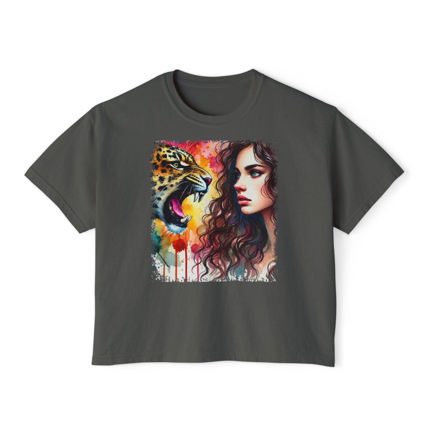 PERSONALIZE The Calm Before the Sprint - Oversized Boxy Fit Graphic T-shirt