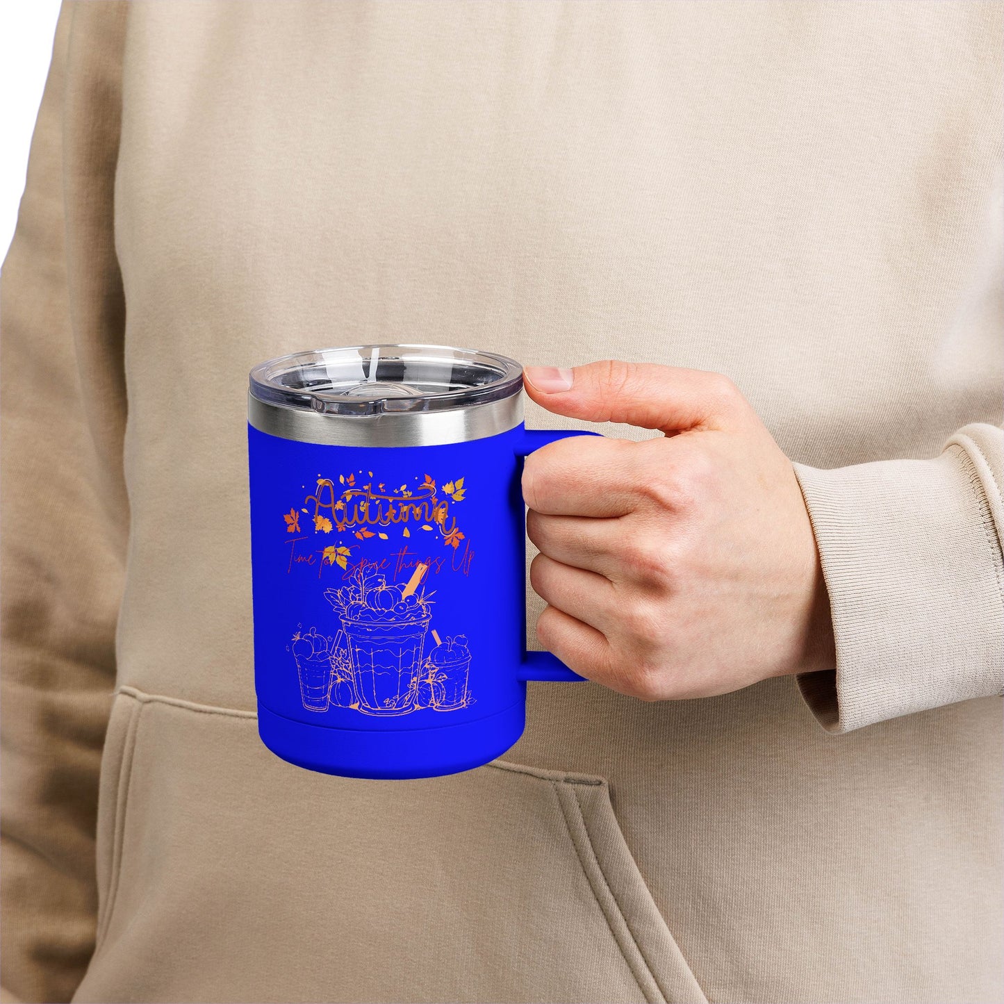 Autumn Coffee Mug Tumbler, 15oz