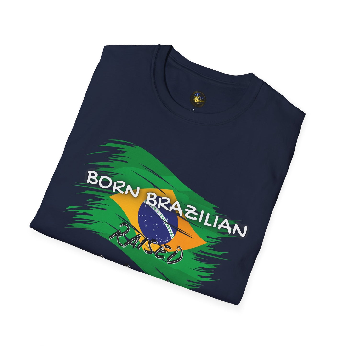 PERSONALIZE Born Brazilian Unisex Cotton T-Shirt - Independent Spirit Tee