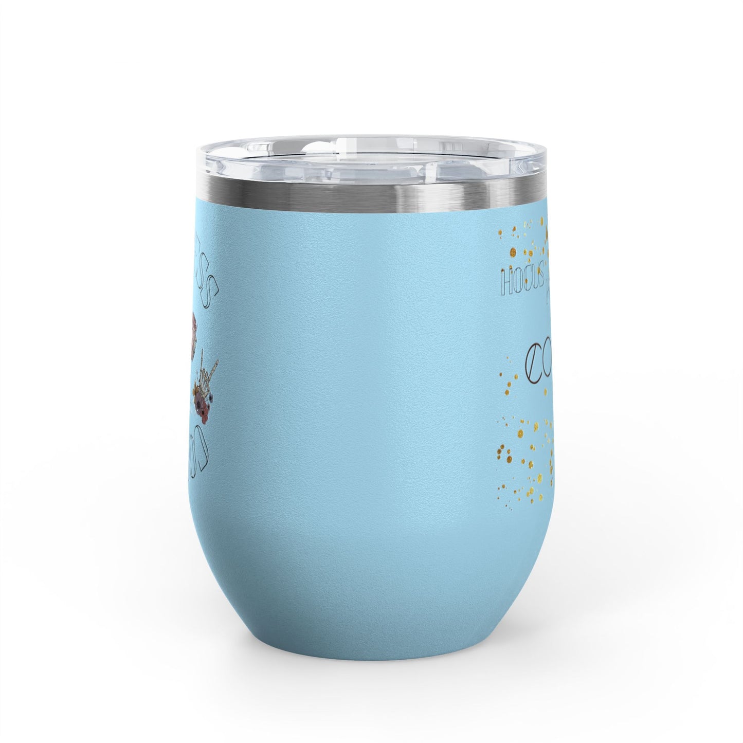 Skull Madness with Flowers Travel Mug 12oz