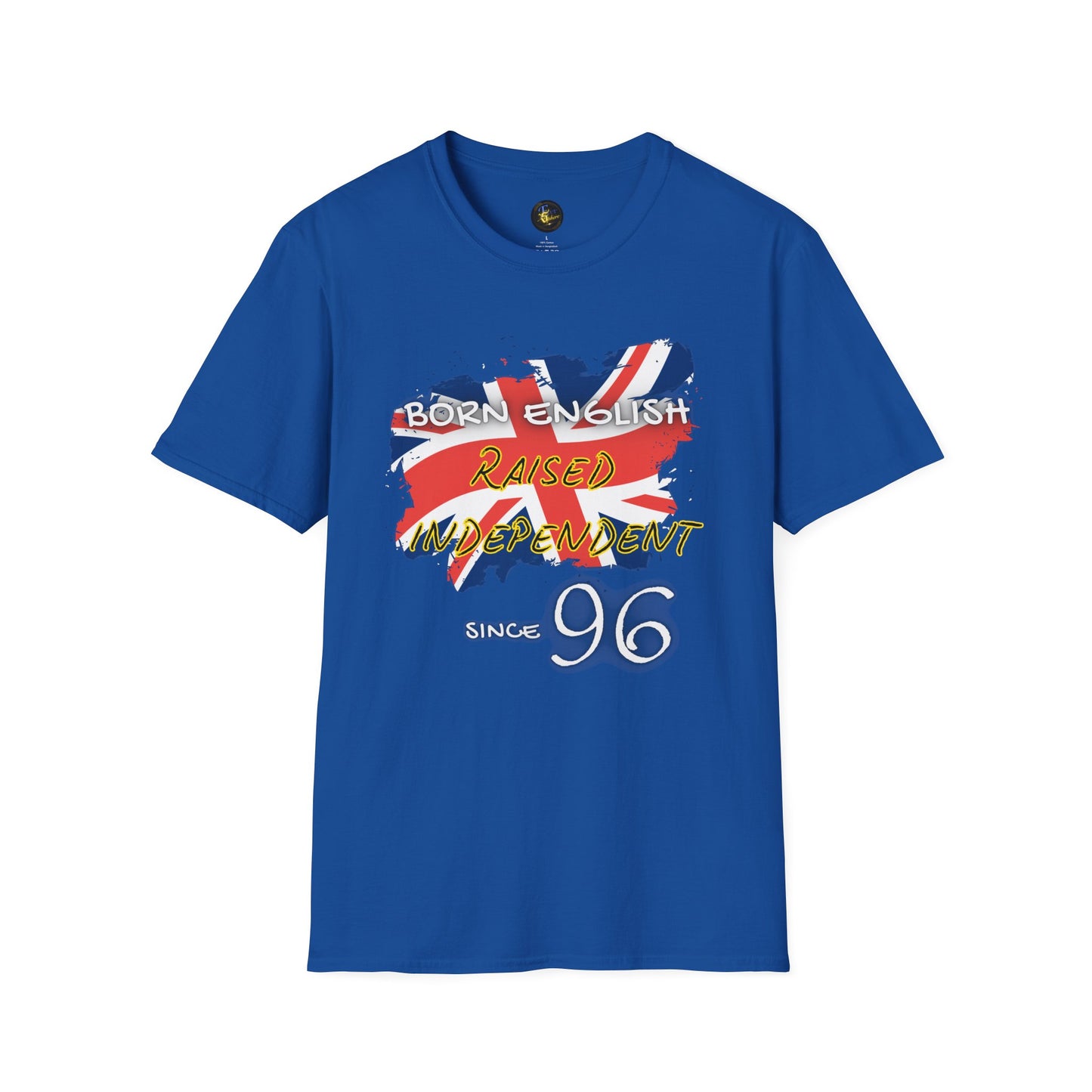 PERSONALIZE Born English Unisex Cotton T-Shirt - Independent Spirit Tee