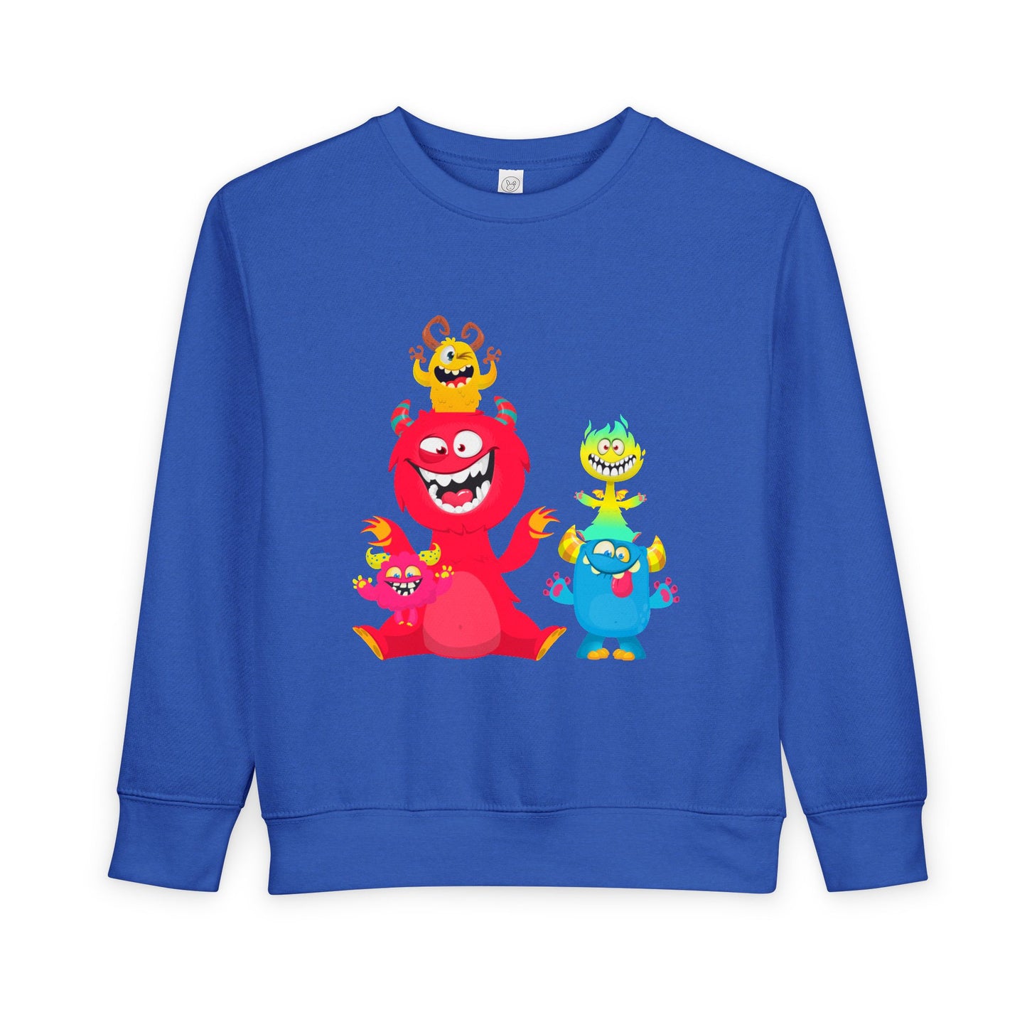 Toddler Colorful Monsters Sweatshirt