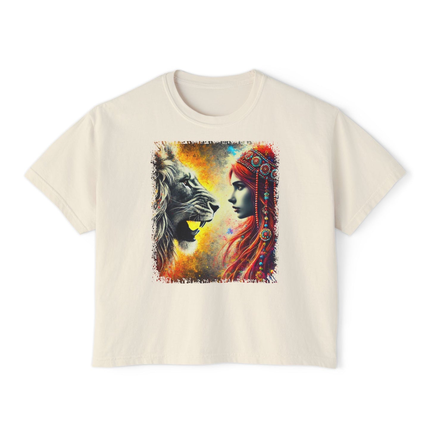 PERSONALIZE Unblinking Oversized Boxy Fit Graphic T-shirt