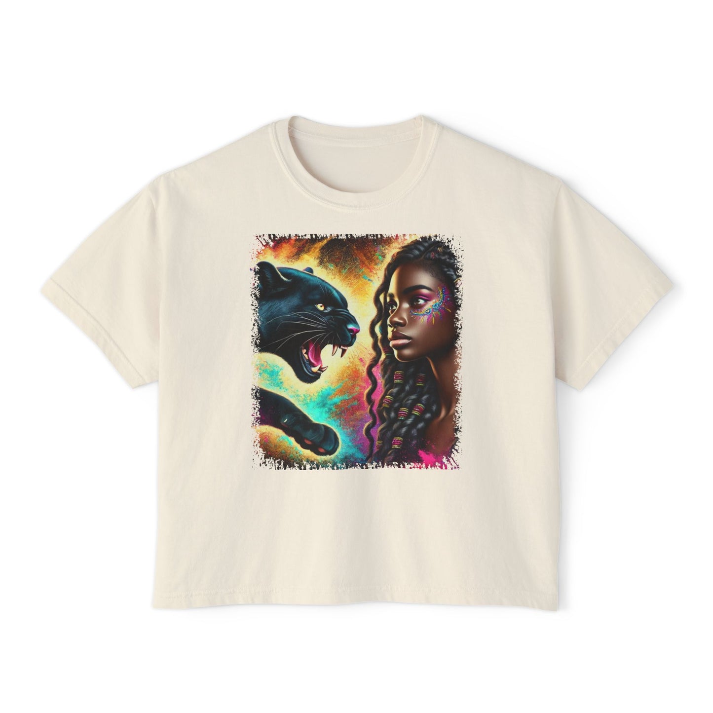 PERSONALIZE Wild Meets Willed - Oversized Boxy Fit Graphic T-shirt