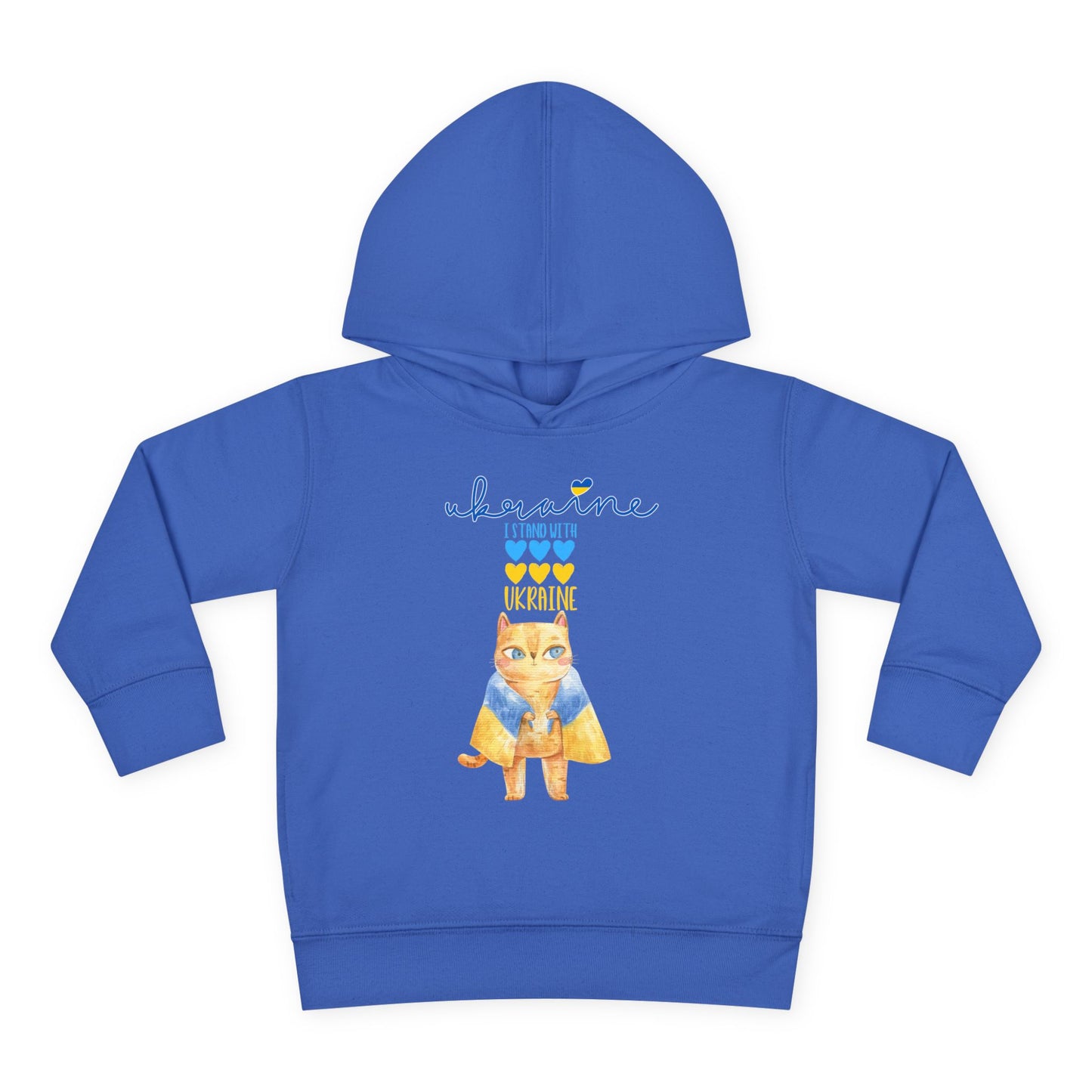 Toddler Pride in Blue & Yellow Fleece Hoodie