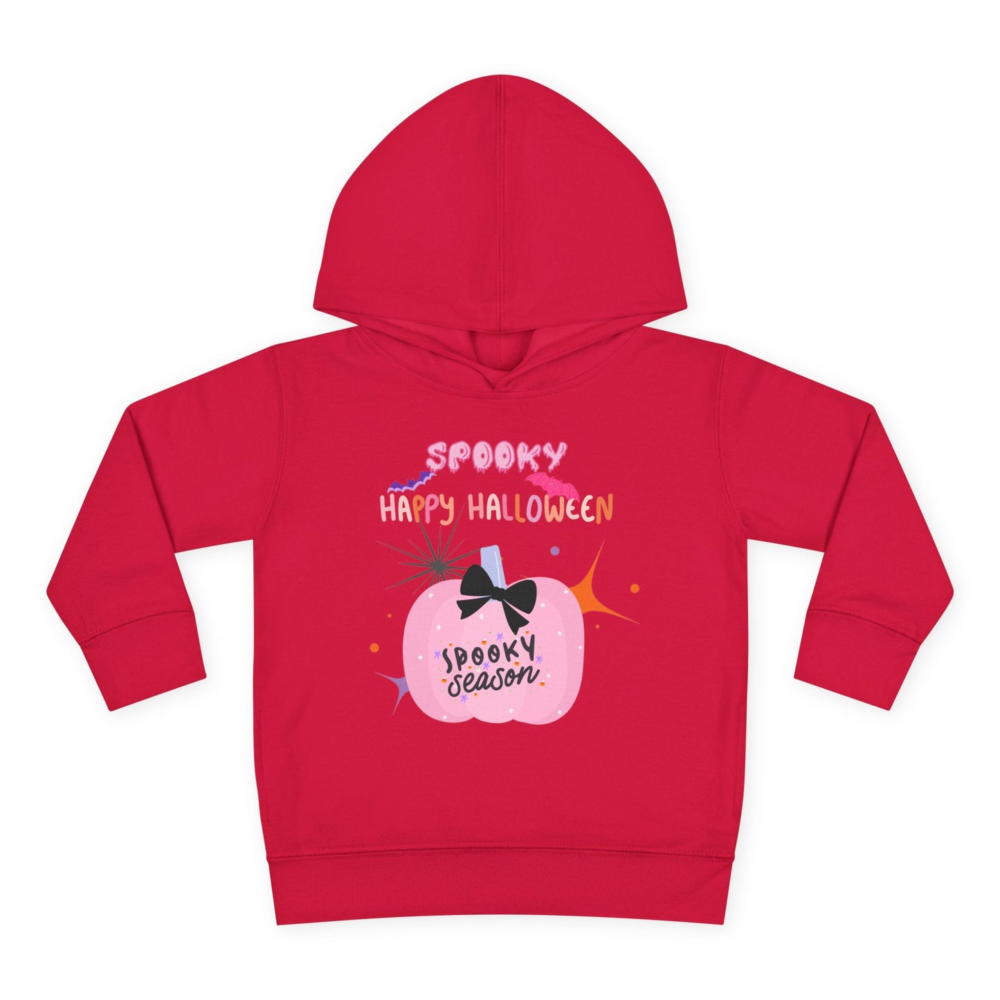 Toddler Pretty in Pink Spooky Season Fleece Hoodie