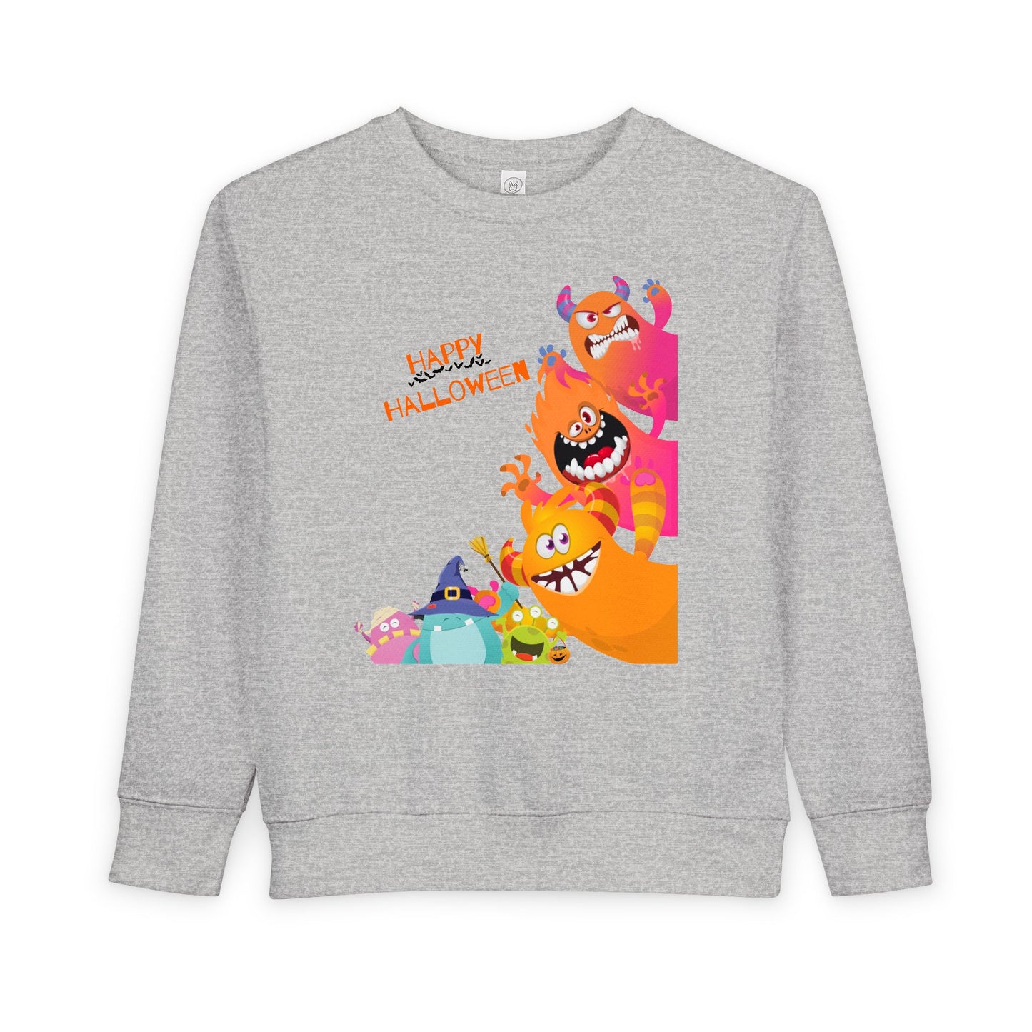 Toddler Happy Halloween Monsters Sweatshirt