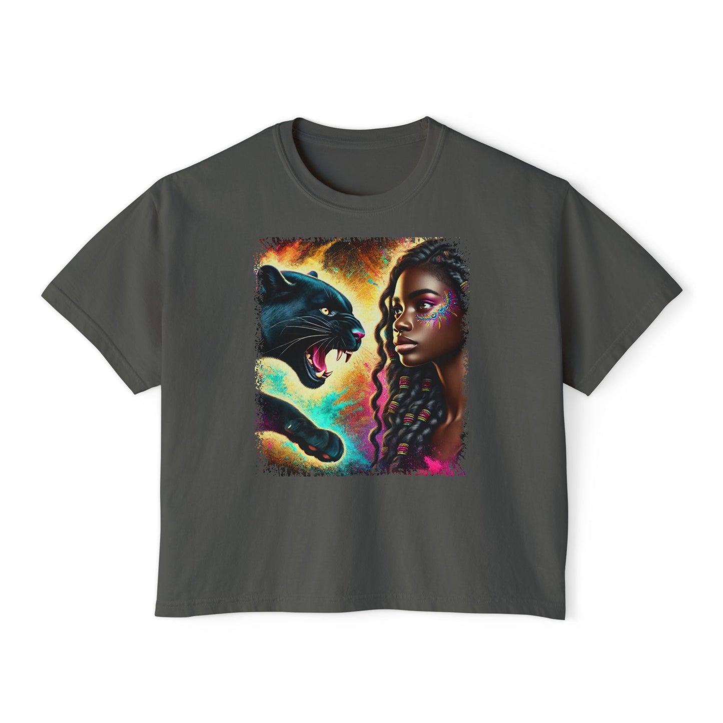 PERSONALIZE Wild Meets Willed - Oversized Boxy Fit Graphic T-shirt