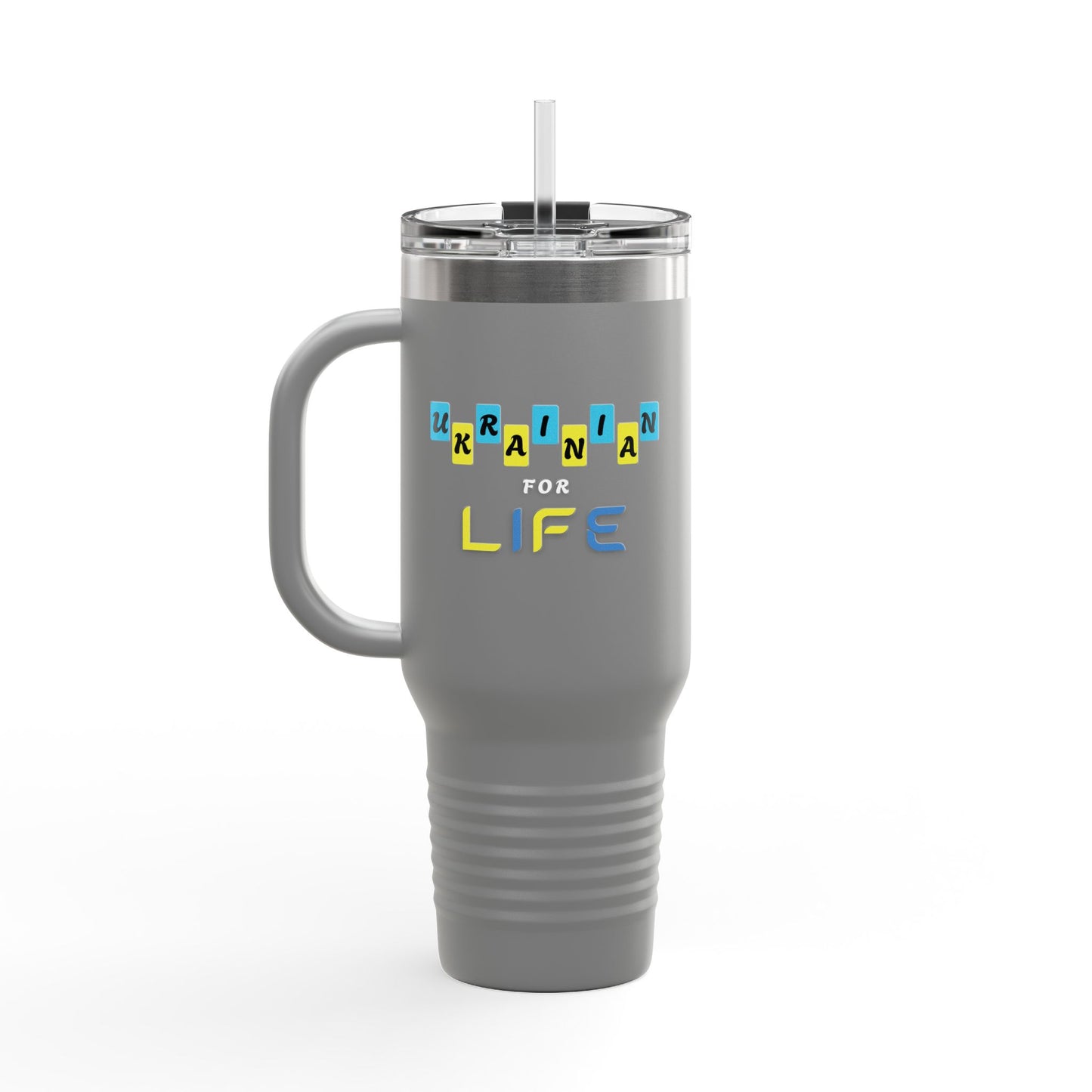 Ukrainian for Life Travel Mug, 40oz