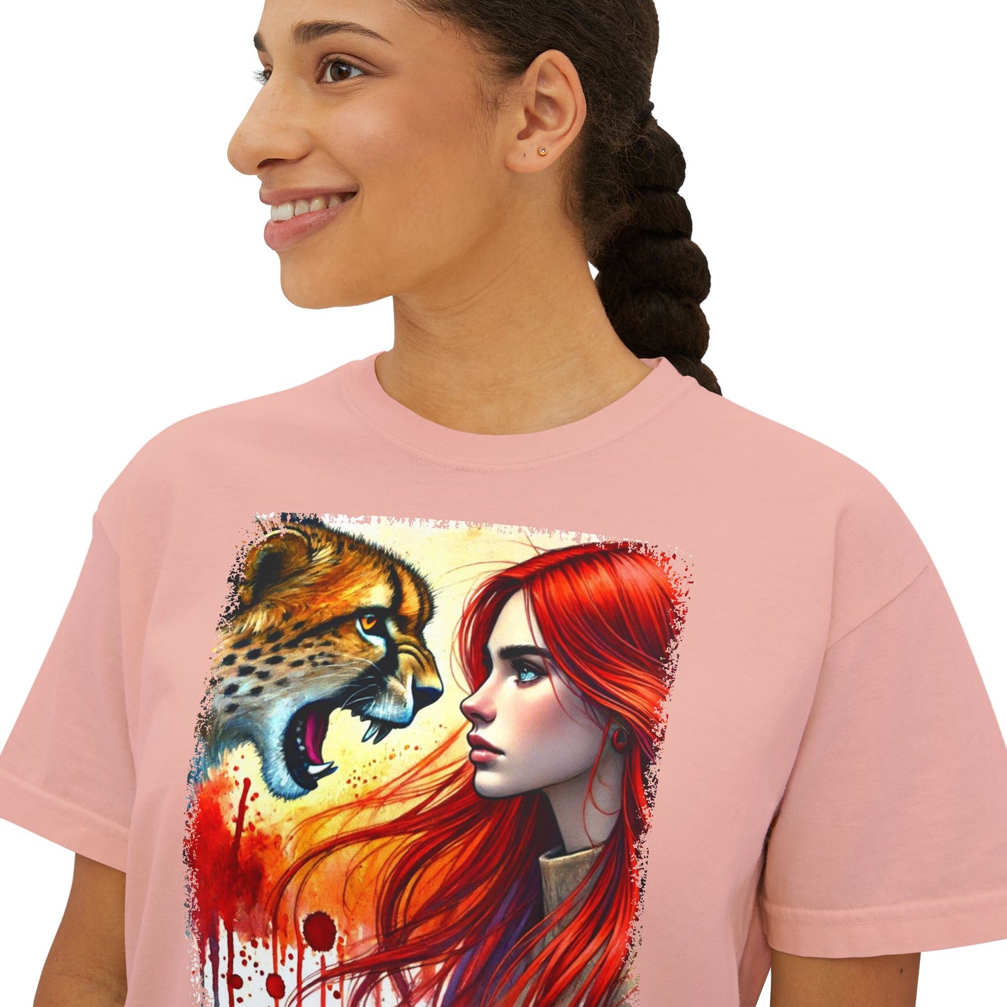 PERSONALIZE No Hesitation - Oversized Boxy Fit Graphic T-shirt