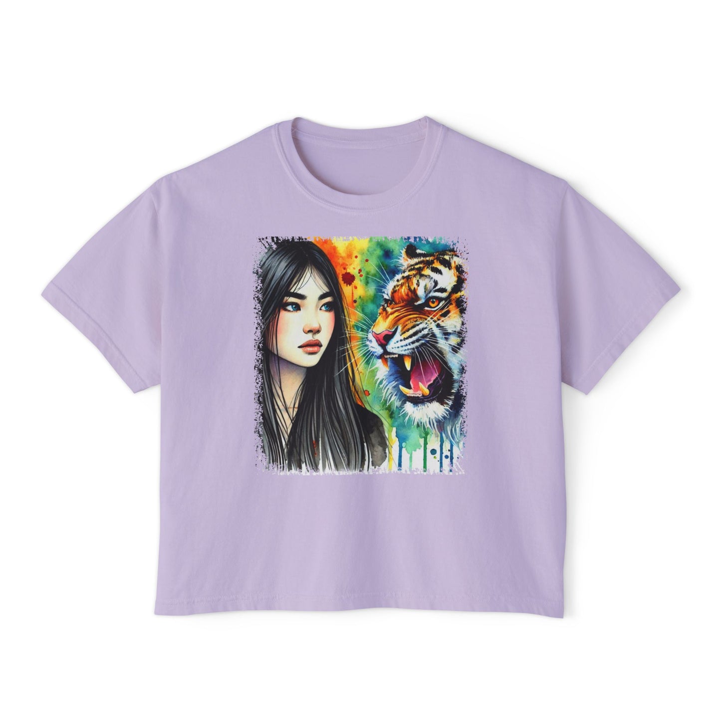 PERSONALIZE Whispers to the Wild - Oversized Boxy Fit Graphic T-shirt