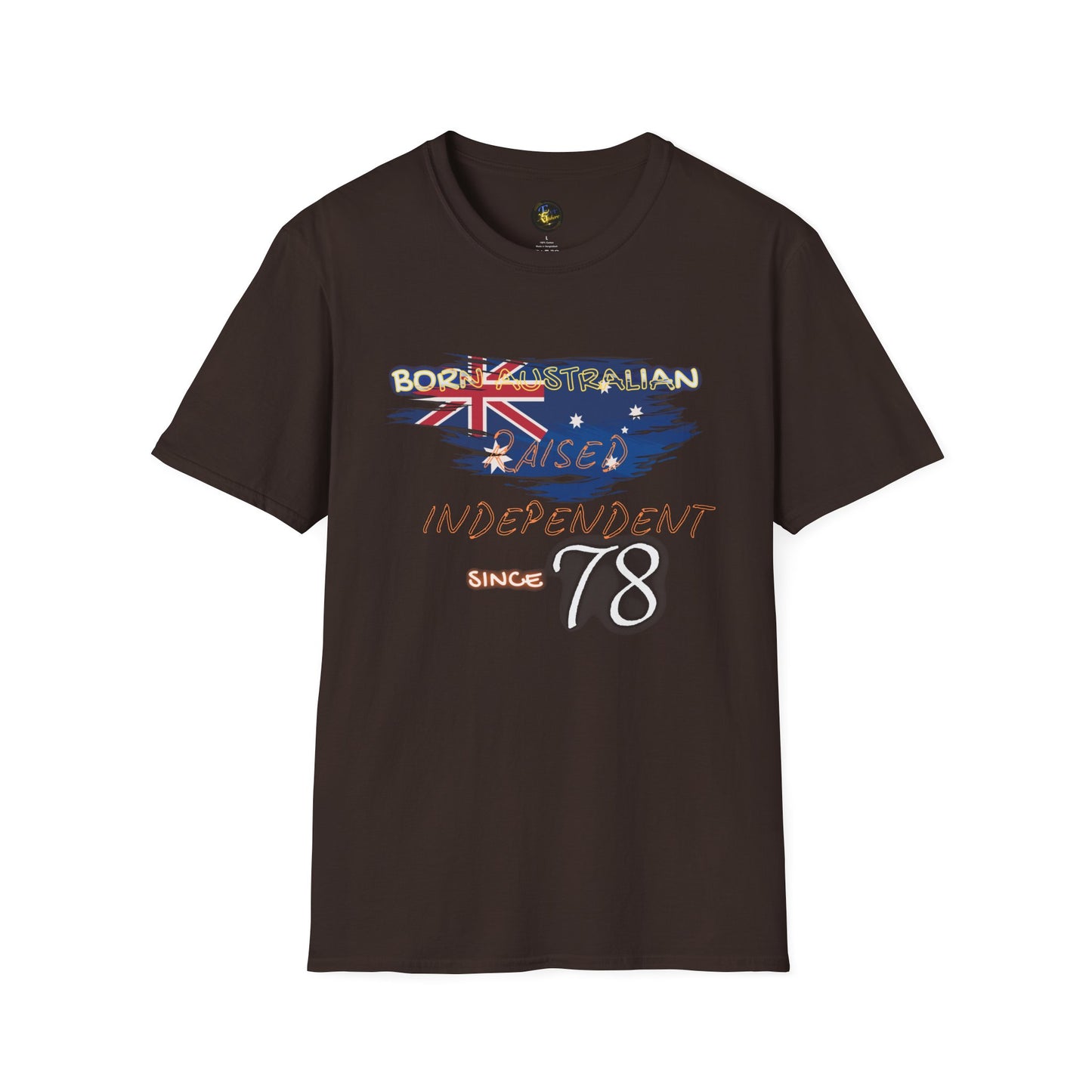 PERSONALIZE Born Australian Unisex Cotton T-Shirt - Independent Spirit Tee