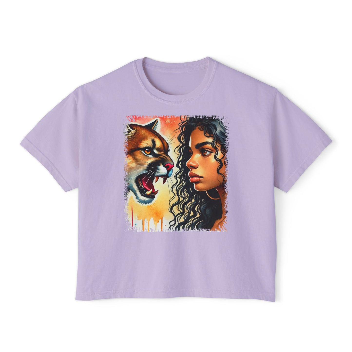 PERSONALIZE Silence Between Peaks - Oversized Boxy Fit Graphic T-shirt