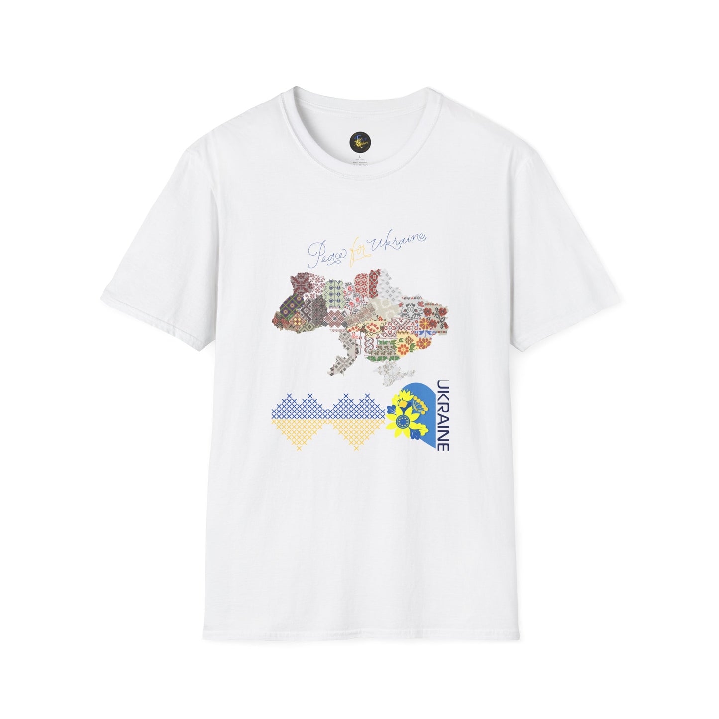 Peace in Every Stitch - Unisex Cotton T-Shirt