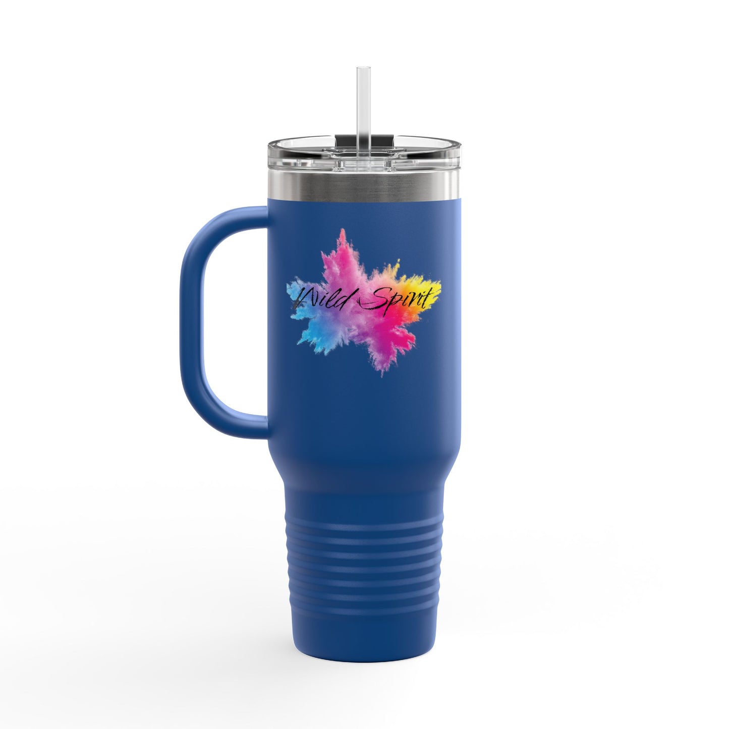 Ukrainian Wild Spirit Girl Travel Mug, 40oz