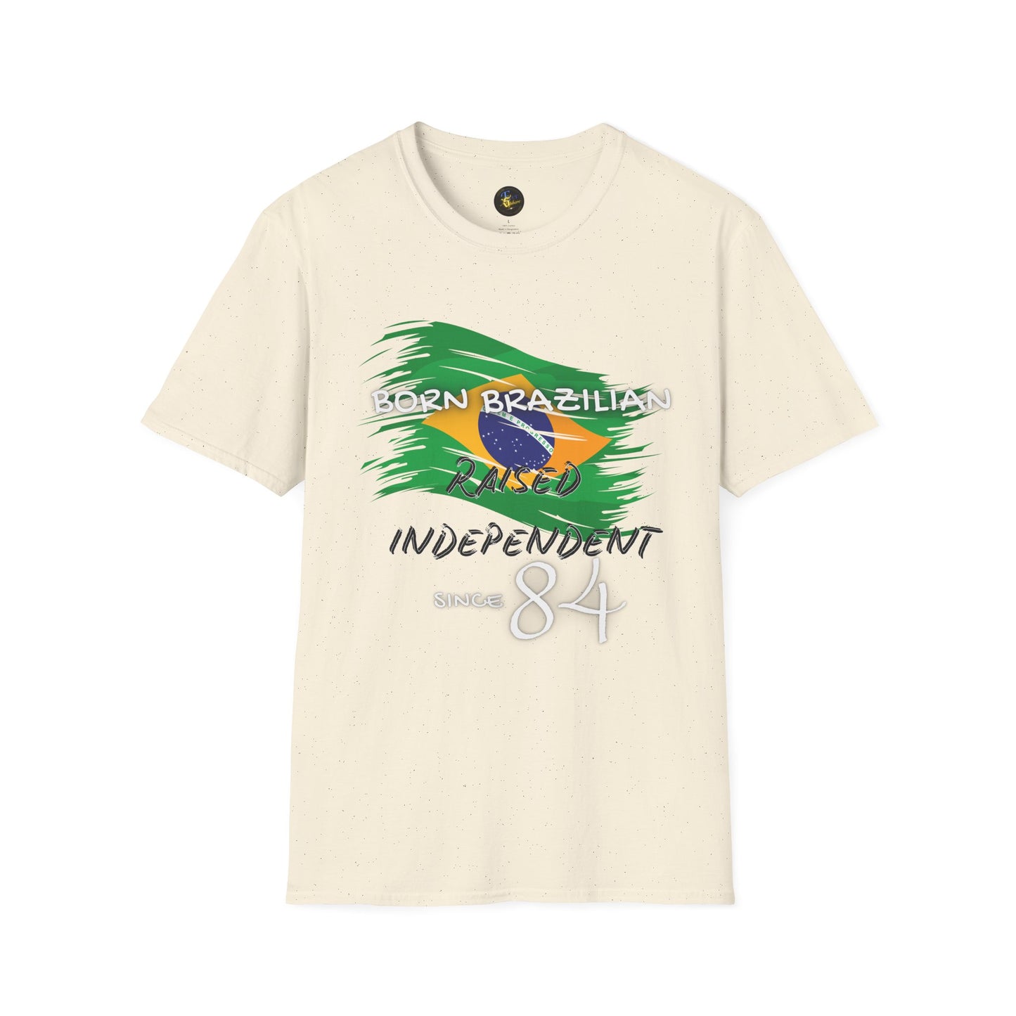 PERSONALIZE Born Brazilian Unisex Cotton T-Shirt - Independent Spirit Tee