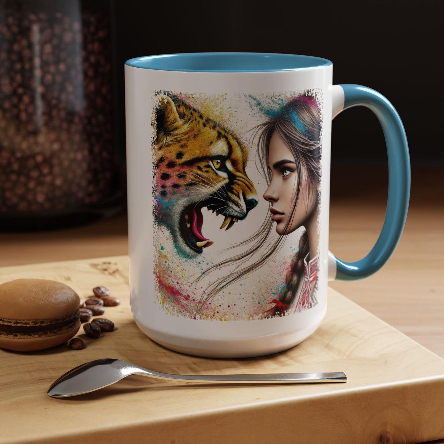 Ukrainian Wild Spirit Girl Mug Size 11oz, 15oz