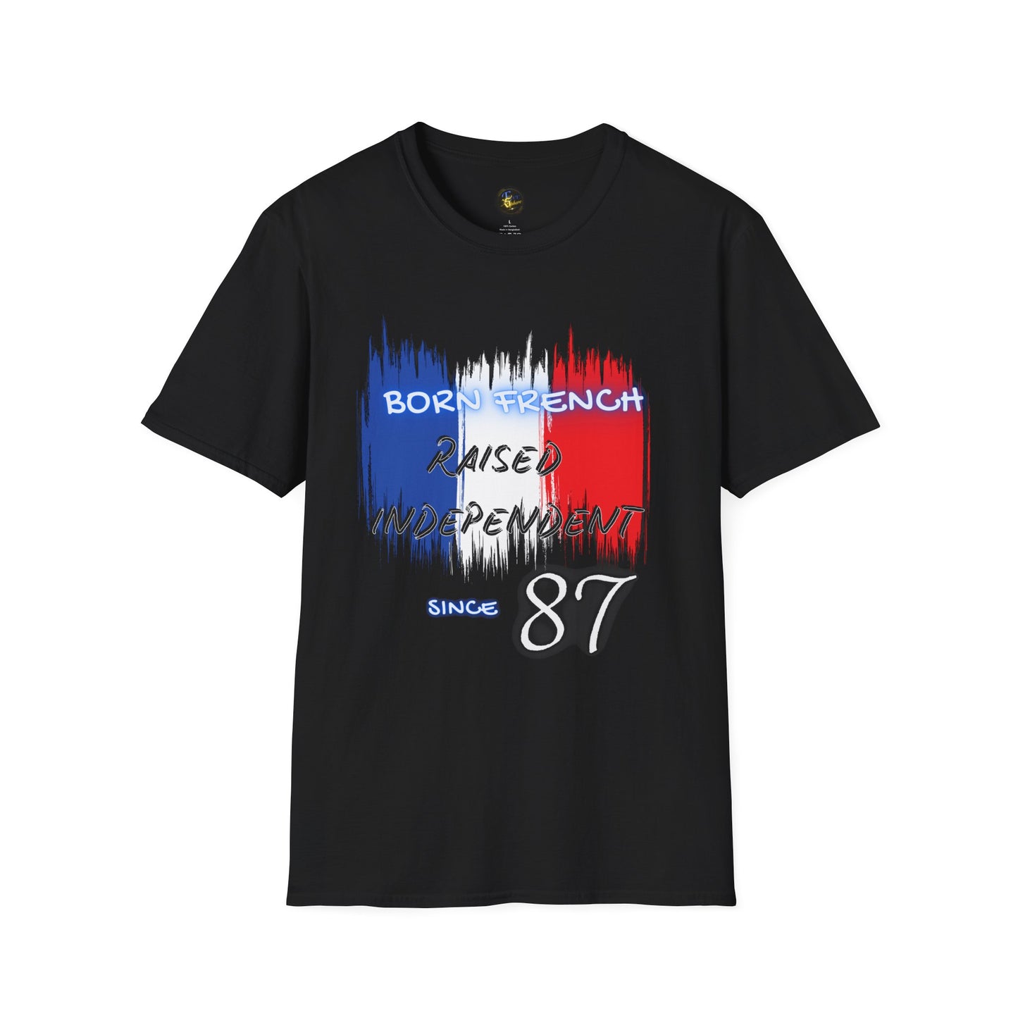 PERSONALIZE Born French Unisex Cotton T-Shirt - Independent Spirit Tee