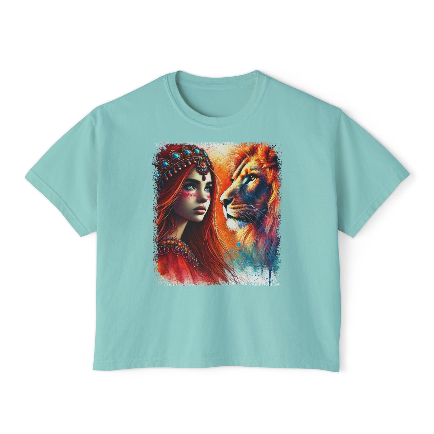 PERSONALIZE The Bold Encounter Oversized Boxy Fit Graphic T-shirt
