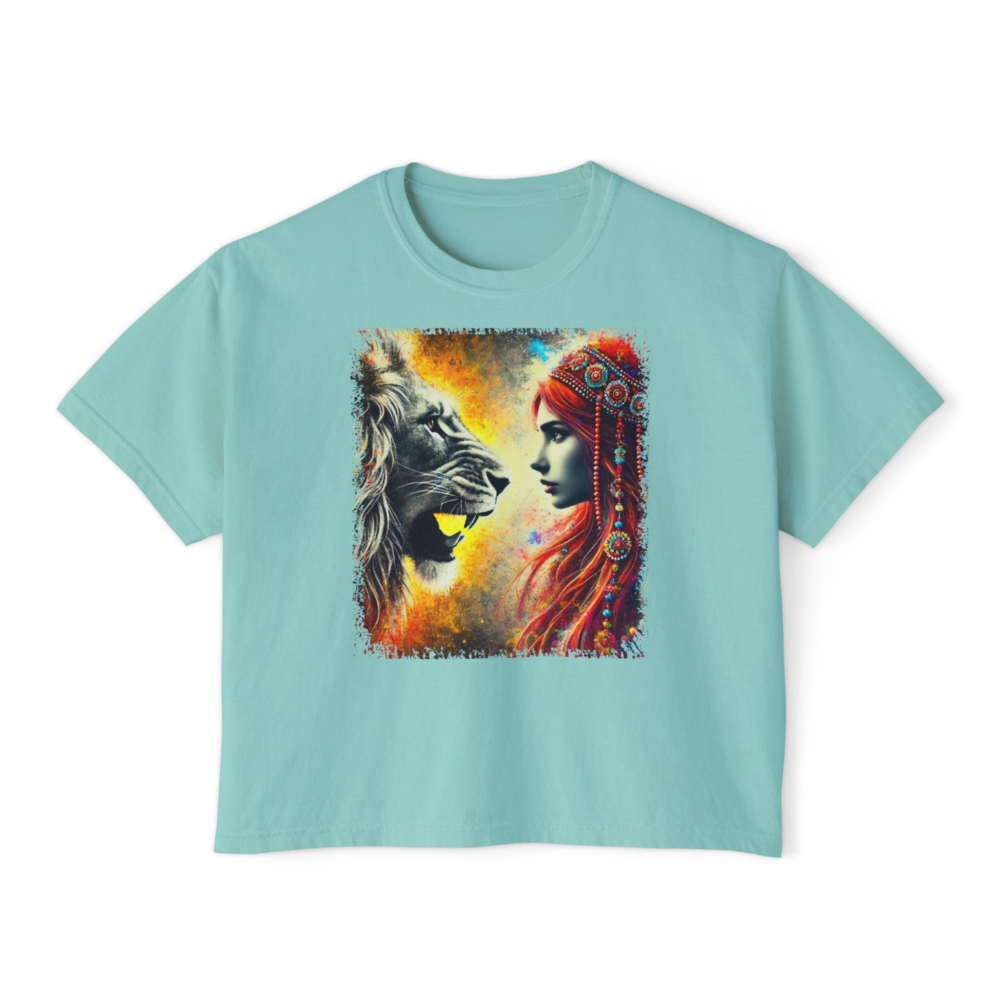 PERSONALIZE Unblinking Oversized Boxy Fit Graphic T-shirt