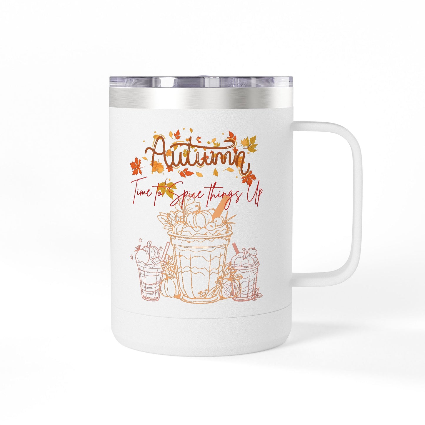Autumn Coffee Mug Tumbler, 15oz