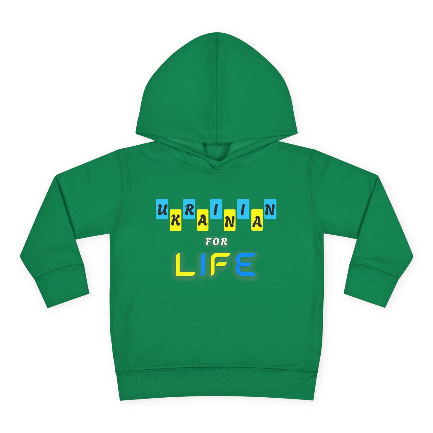 Toddler Ukrainian for Life Fleece Hoodie