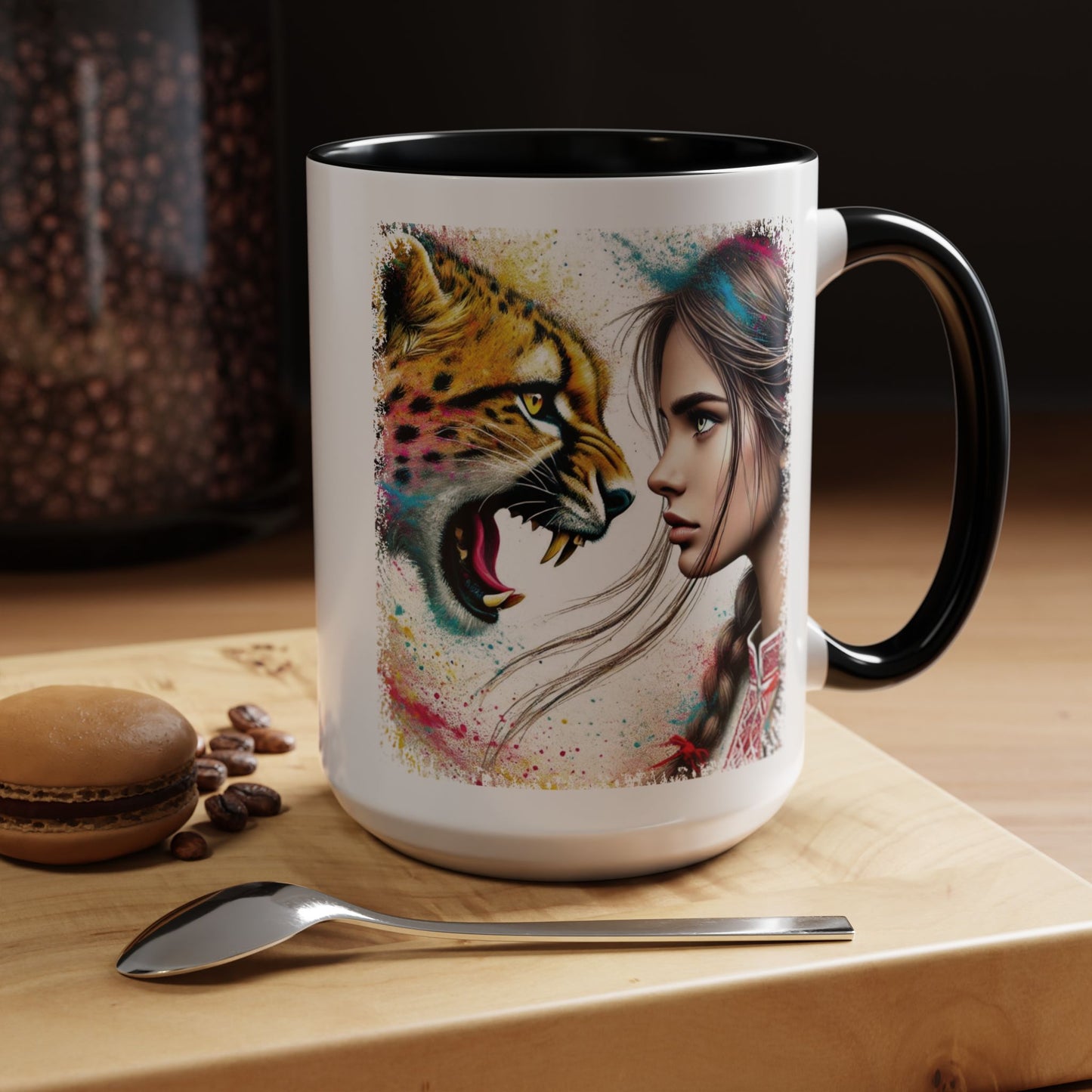Ukrainian Wild Spirit Girl Mug Size 11oz, 15oz