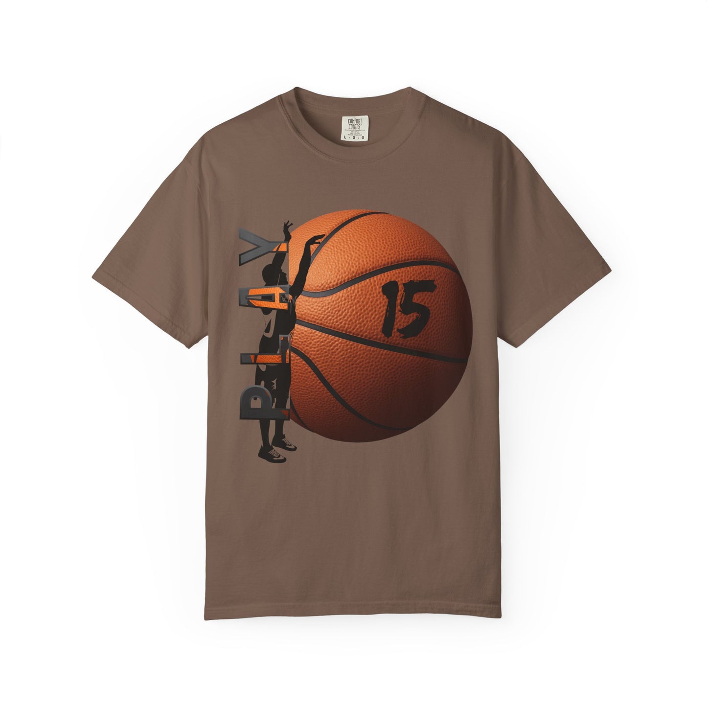 PERSONALIZE Unisex Basketball Garment-Dyed T-shirt Always in Play Mode