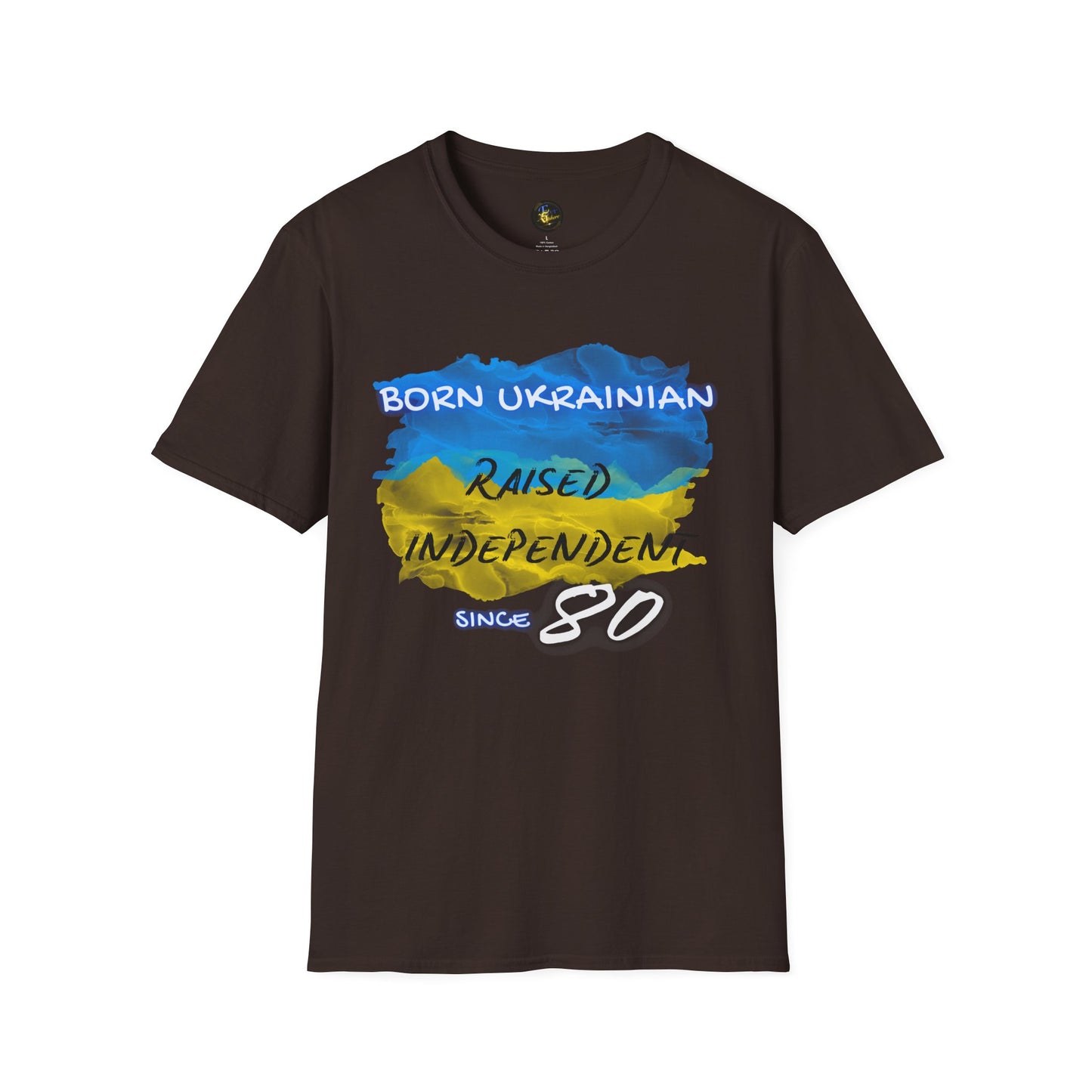 PERSONALIZE Born Ukrainian Unisex Cotton T-Shirt - Independent Spirit Tee
